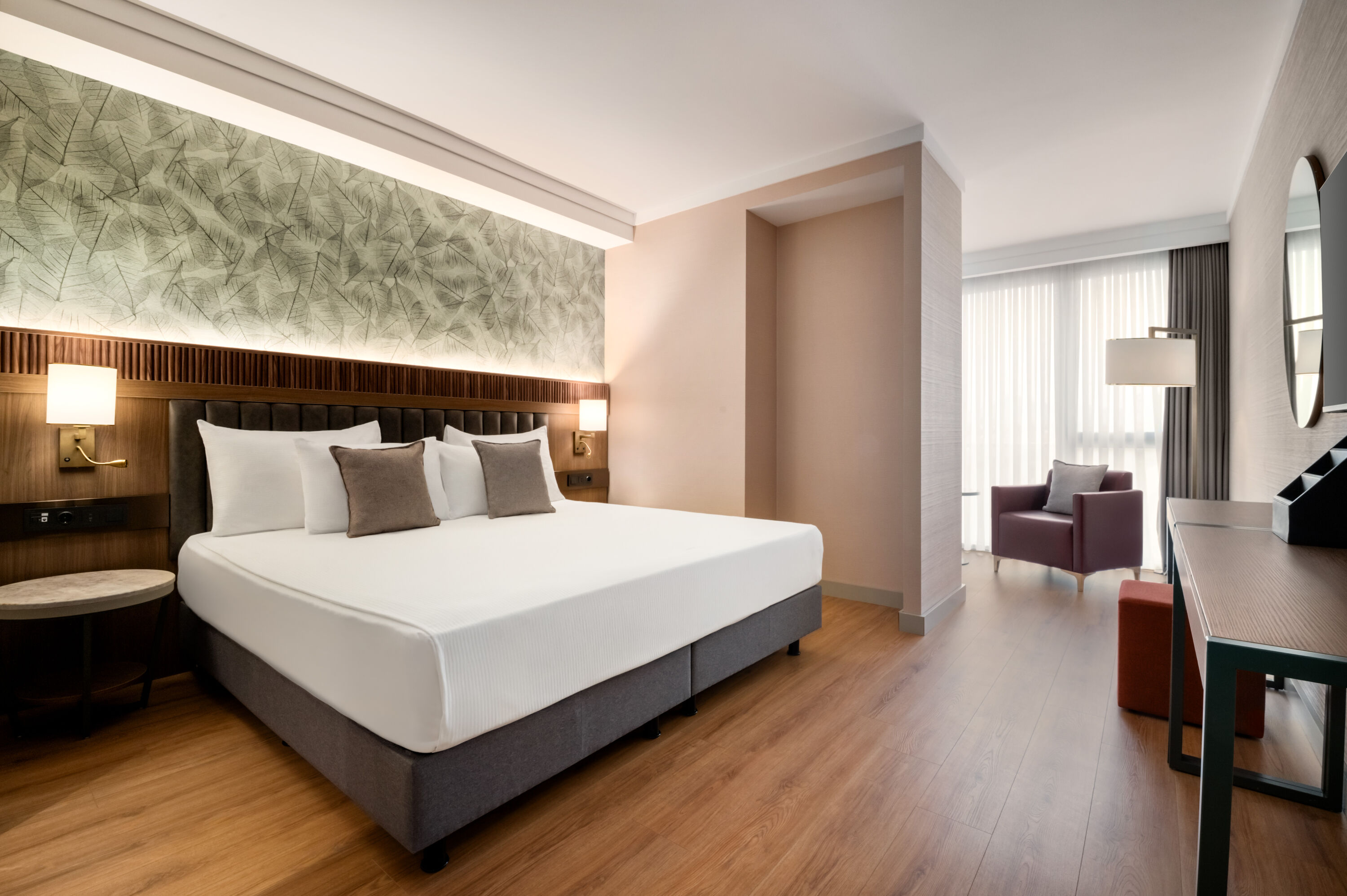 Guest room at the Ramada Encore by Wyndham Konya Selcuklu in Konya, Other than US/Canada