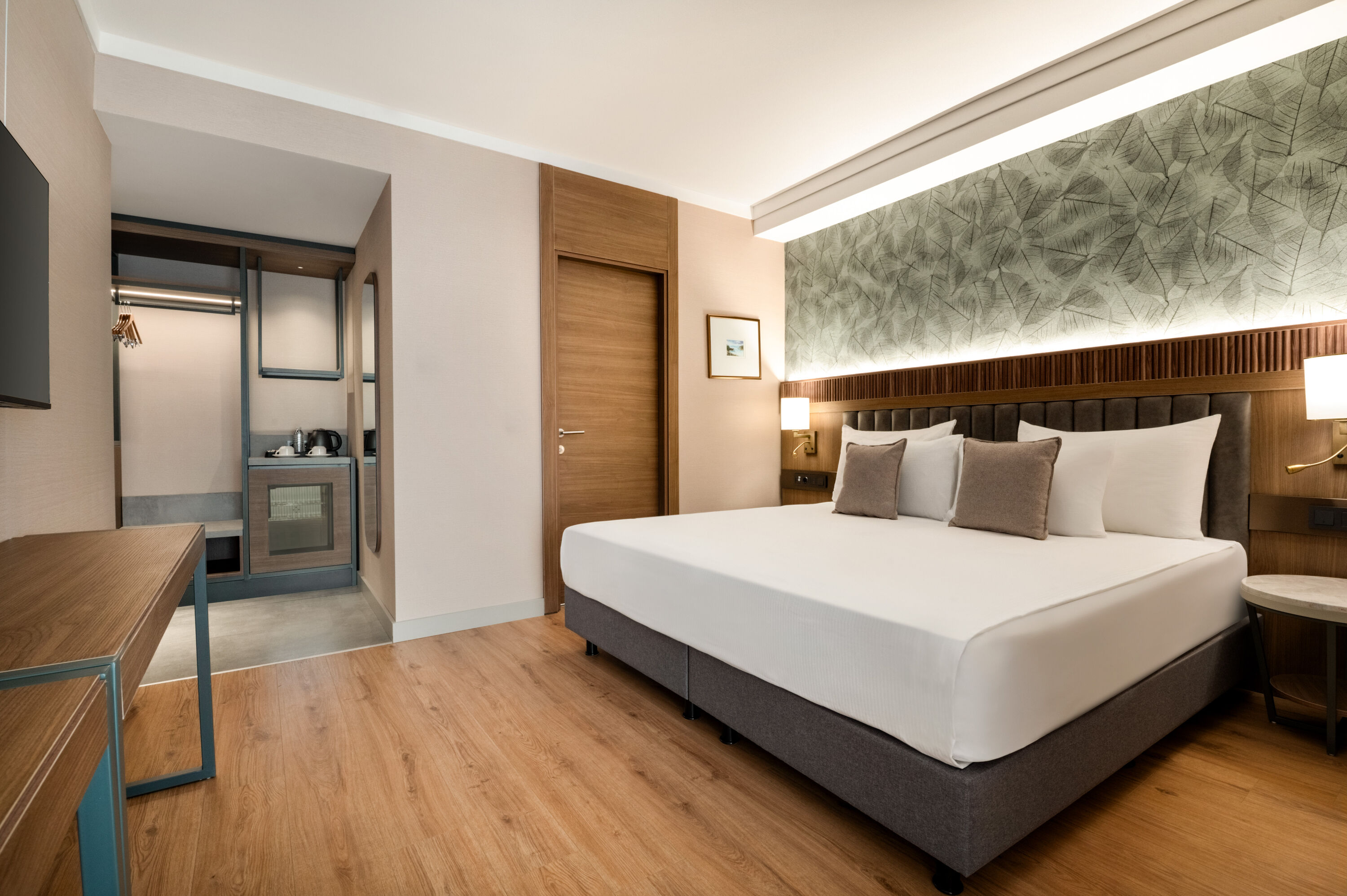 Guest room at the Ramada Encore by Wyndham Konya Selcuklu in Konya, Other than US/Canada