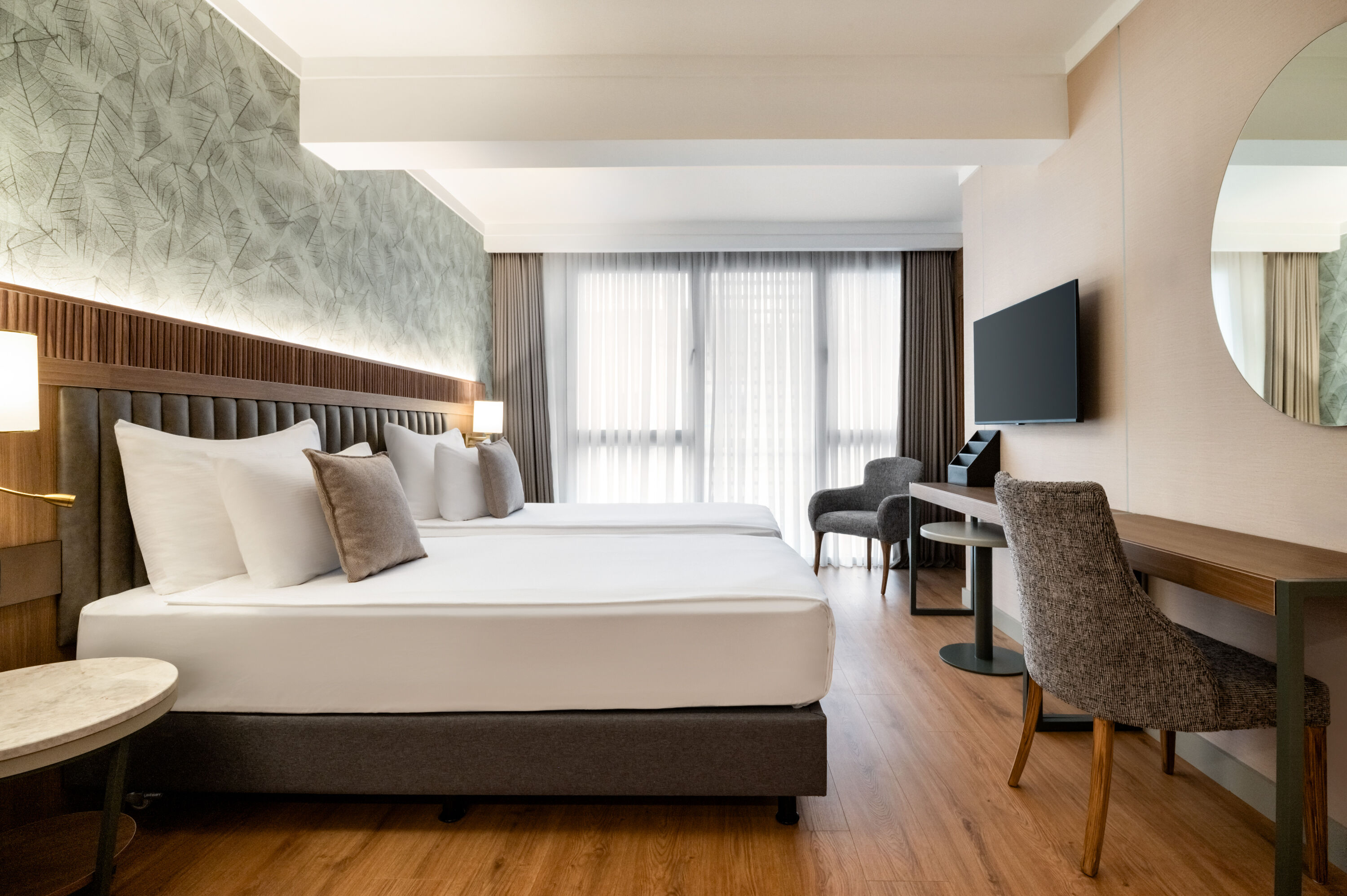 Guest room at the Ramada Encore by Wyndham Konya Selcuklu in Konya, Other than US/Canada