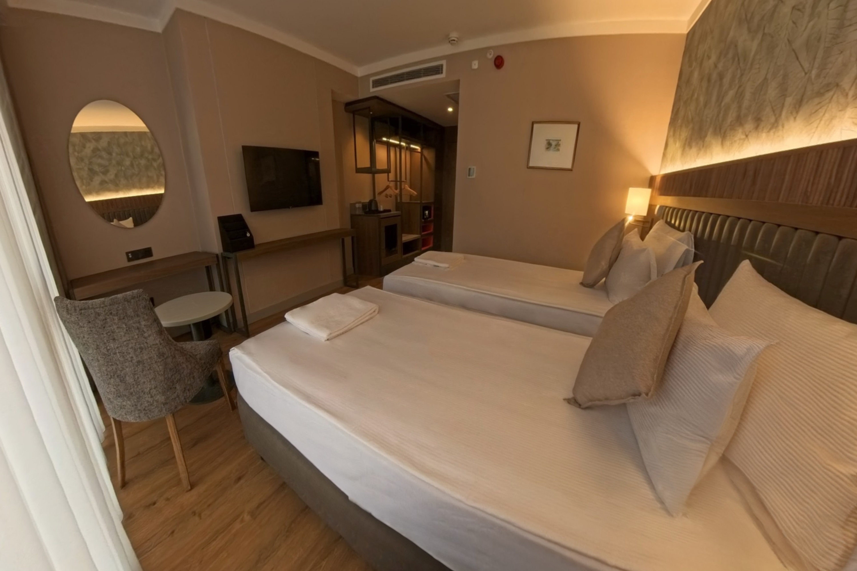 Guest room at the Ramada Encore by Wyndham Konya Selcuklu in Konya, Other than US/Canada