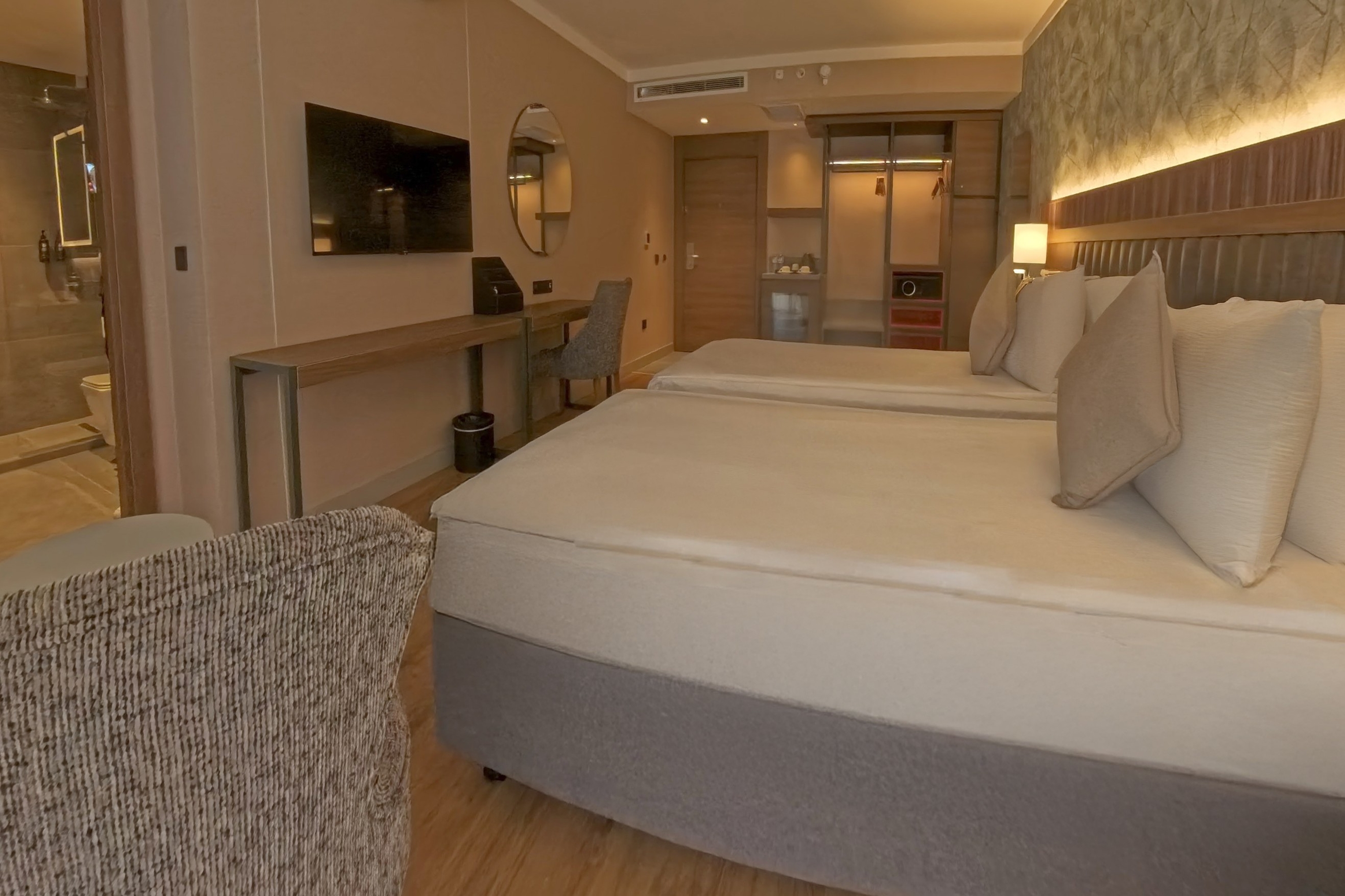 Guest room at the Ramada Encore by Wyndham Konya Selcuklu in Konya, Other than US/Canada
