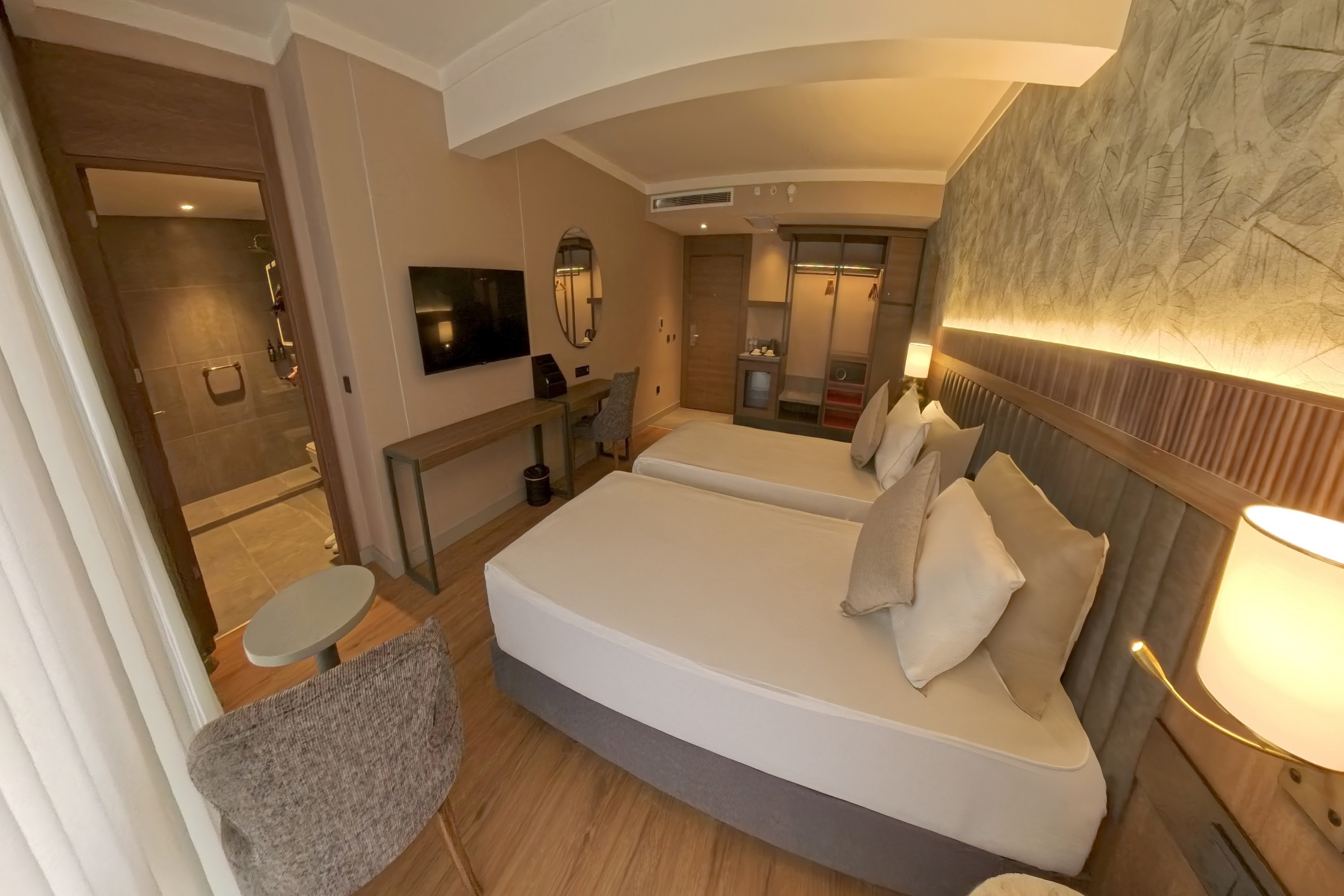 Guest room at the Ramada Encore by Wyndham Konya Selcuklu in Konya, Other than US/Canada