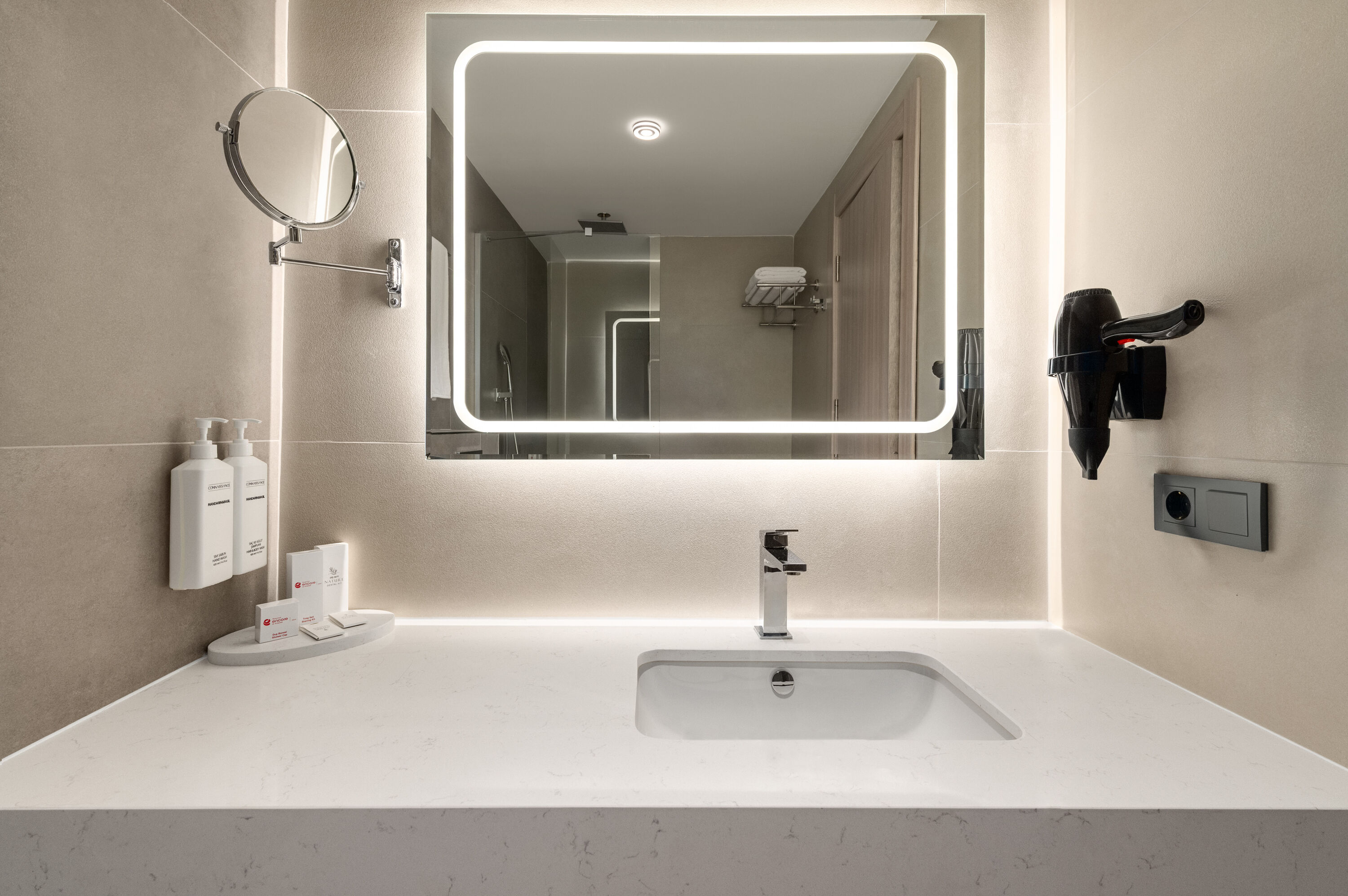 Guest room bath at the Ramada Encore by Wyndham Midyat in Mardin, Other than US/Canada