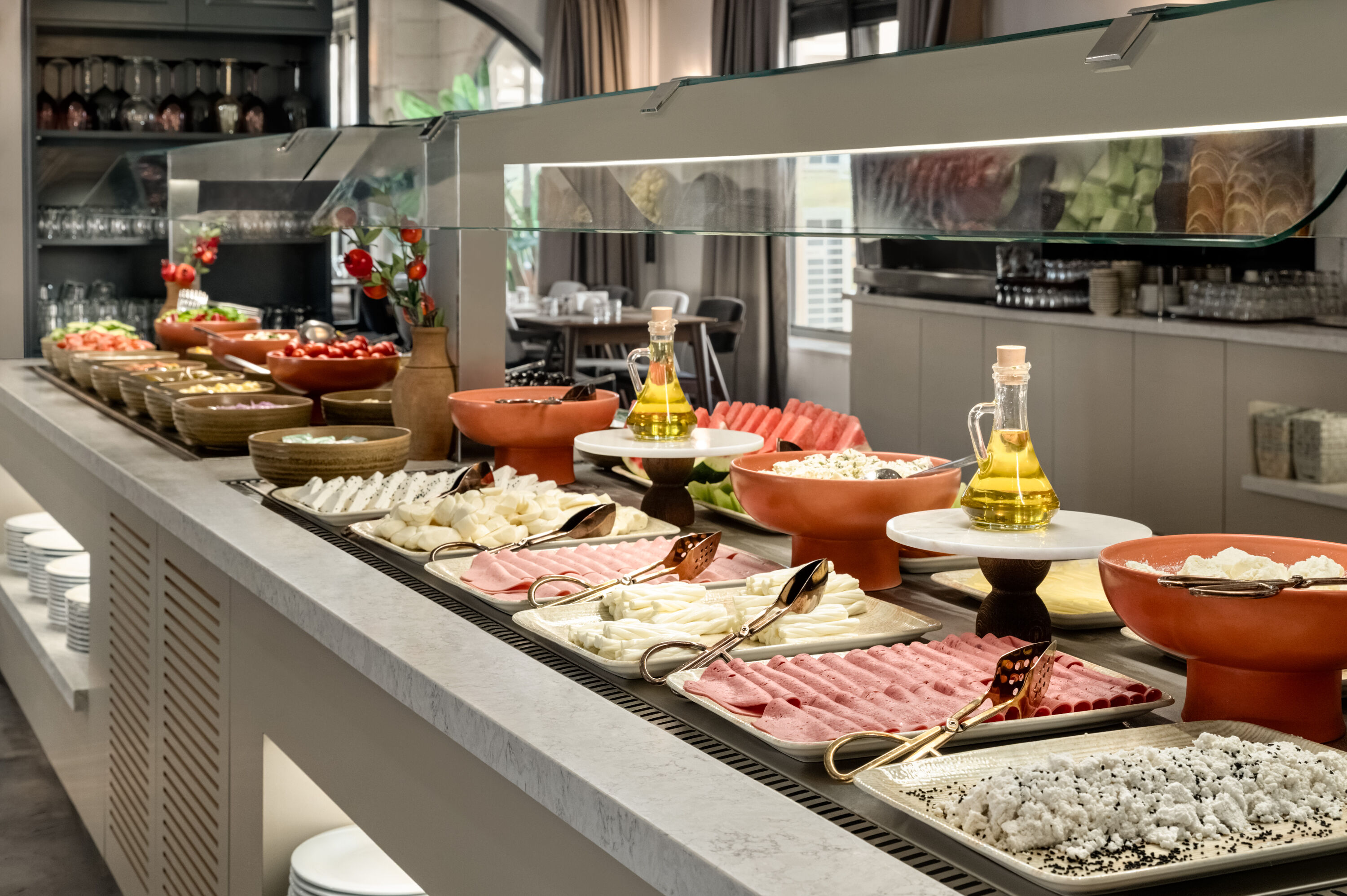Ramada Encore by Wyndham Midyat restaurant buffet in Mardin, Other than US/Canada