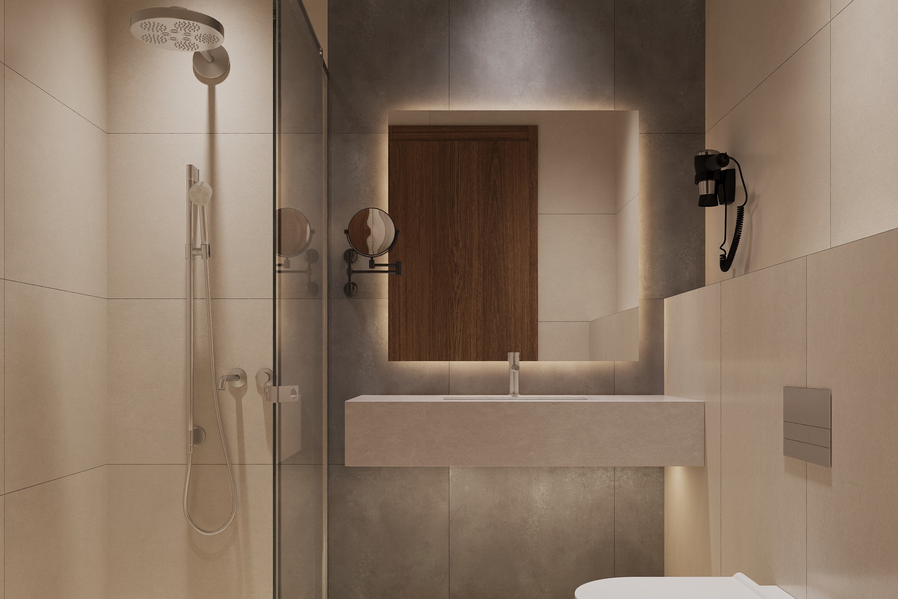 Guest room bath at the Ramada Encore by Wyndham Midyat in Mardin, Other than US/Canada