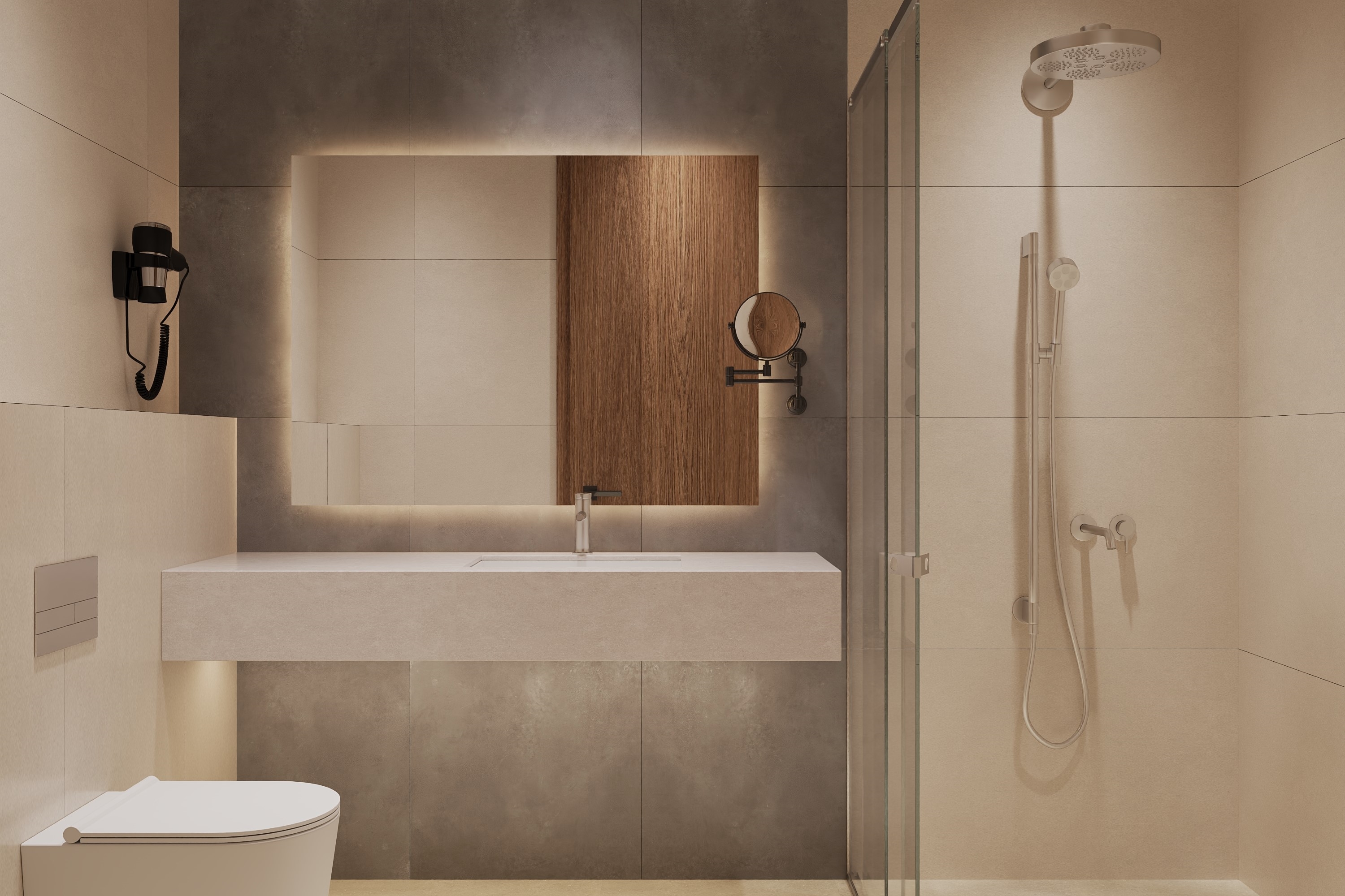 Guest room bath at the Ramada Encore by Wyndham Midyat in Mardin, Other than US/Canada