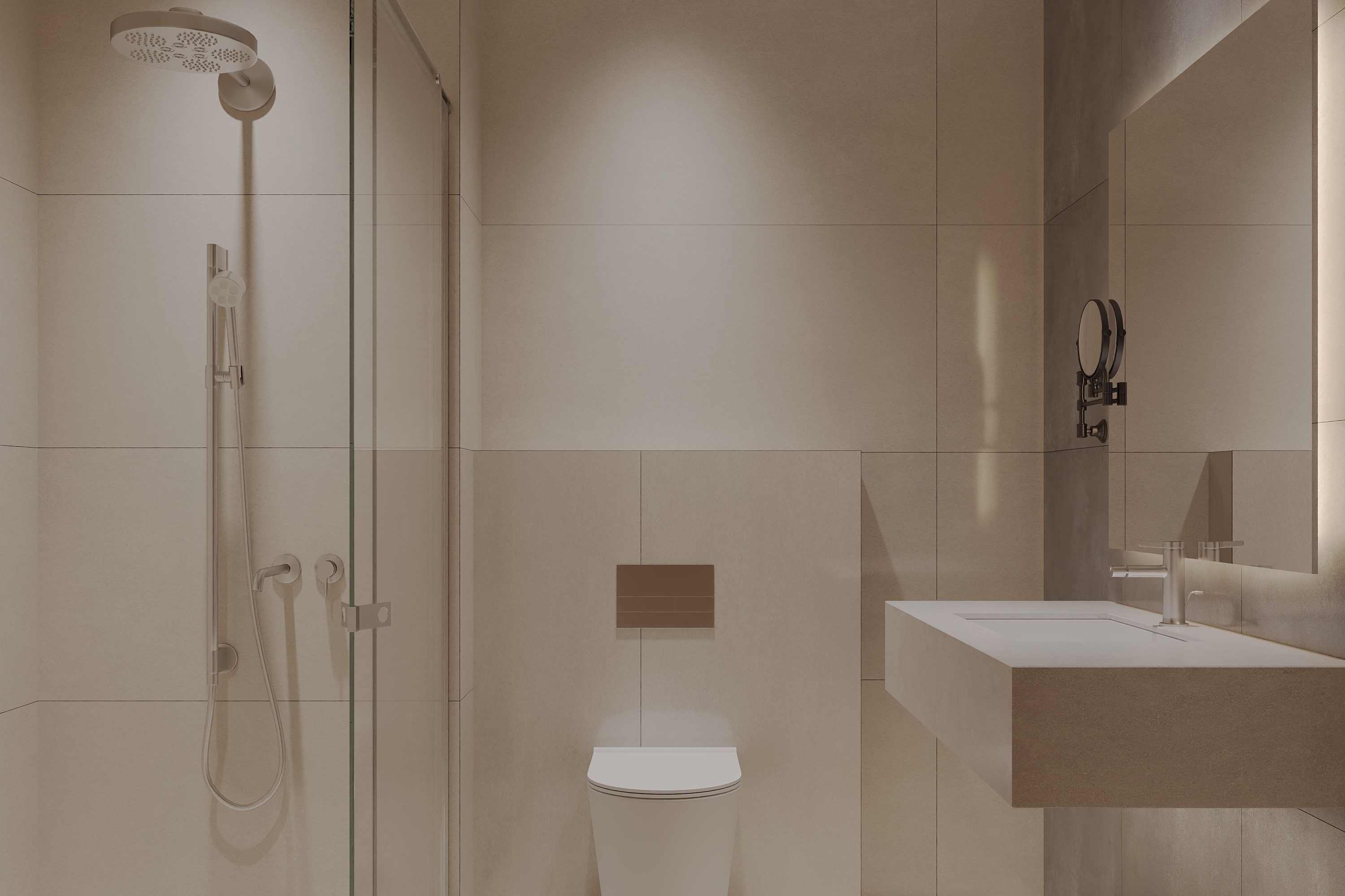 Guest room bath at the Ramada Encore by Wyndham Midyat in Mardin, Other than US/Canada