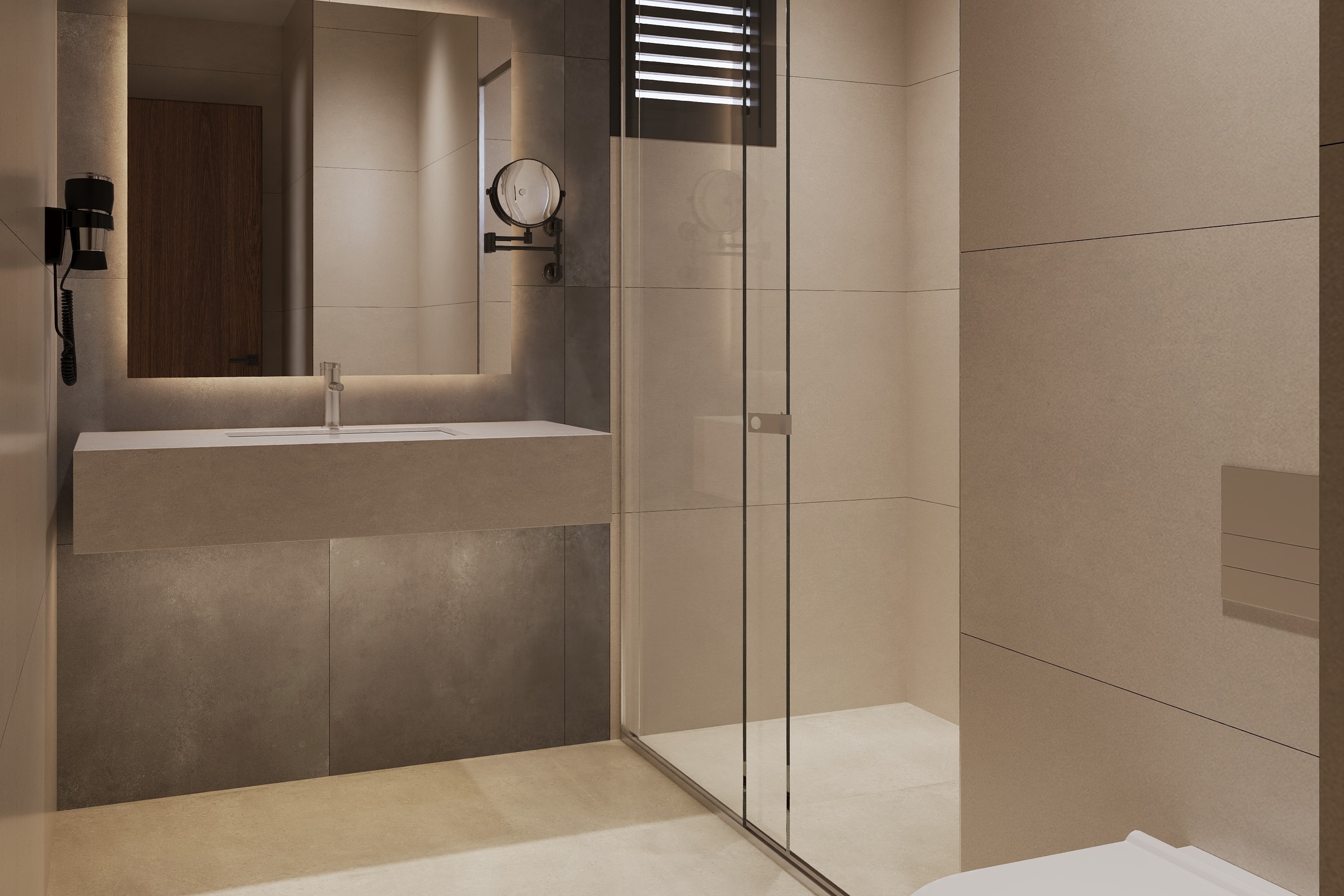 Guest room bath at the Ramada Encore by Wyndham Midyat in Mardin, Other than US/Canada