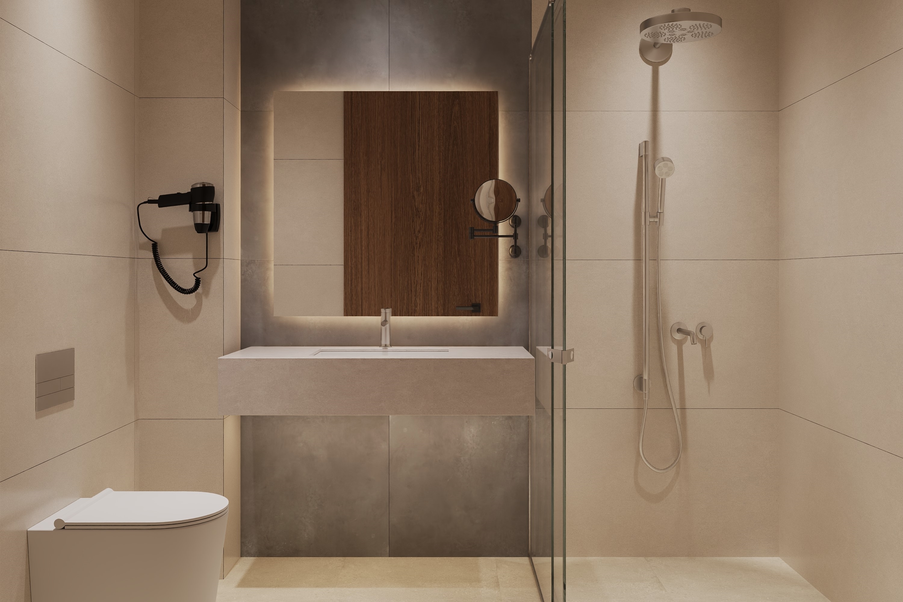 Guest room bath at the Ramada Encore by Wyndham Midyat in Mardin, Other than US/Canada