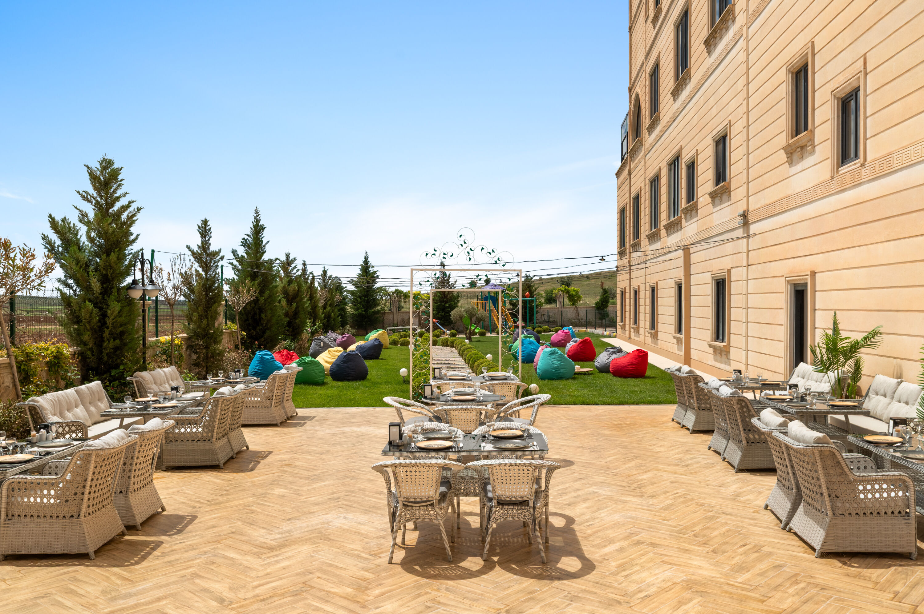 Bar patio at Ramada Encore by Wyndham Midyat in Mardin, Other than US/Canada