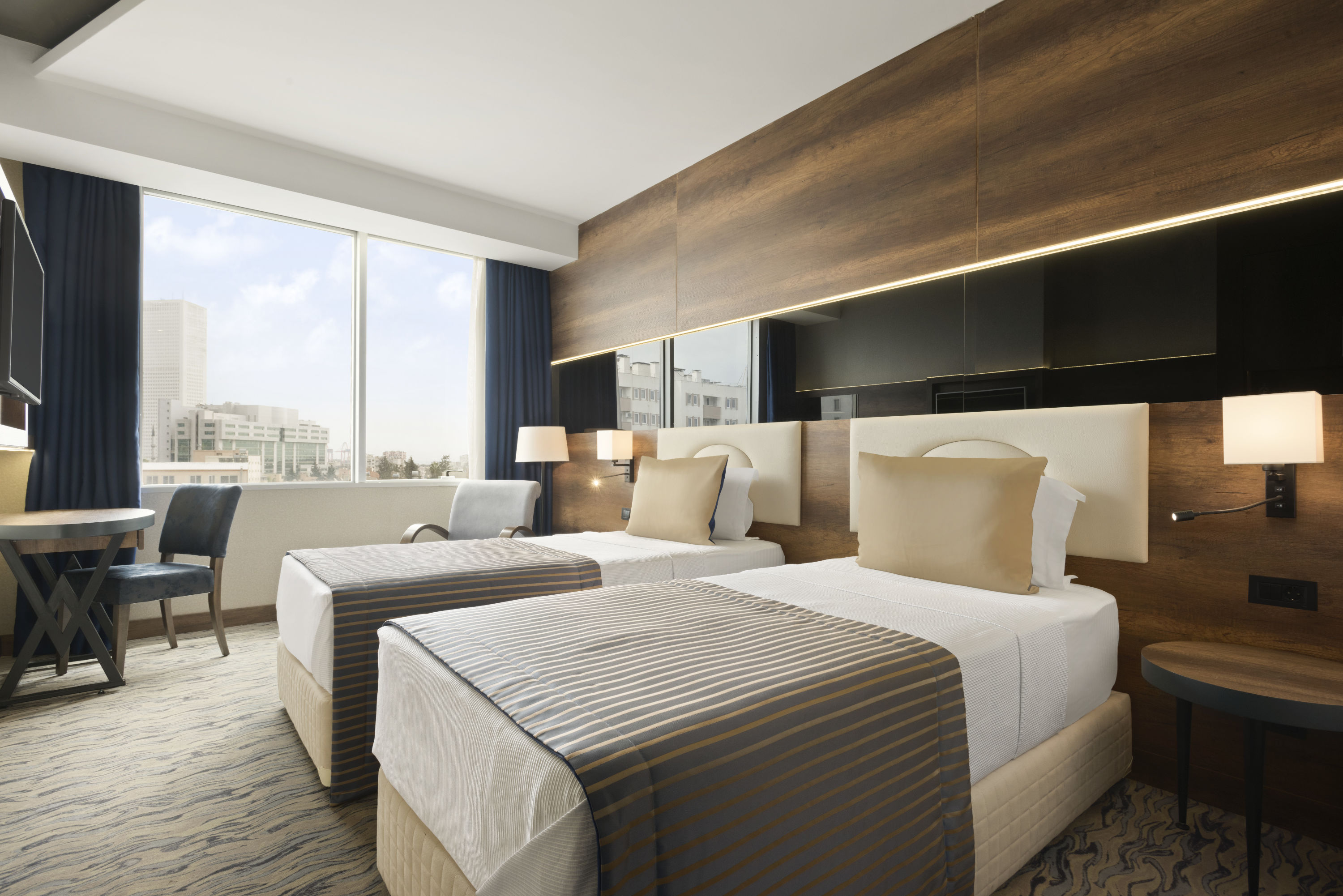 Double bed guest room at the Ramada by Wyndham Mersin in Mersin, Other than US/Canada