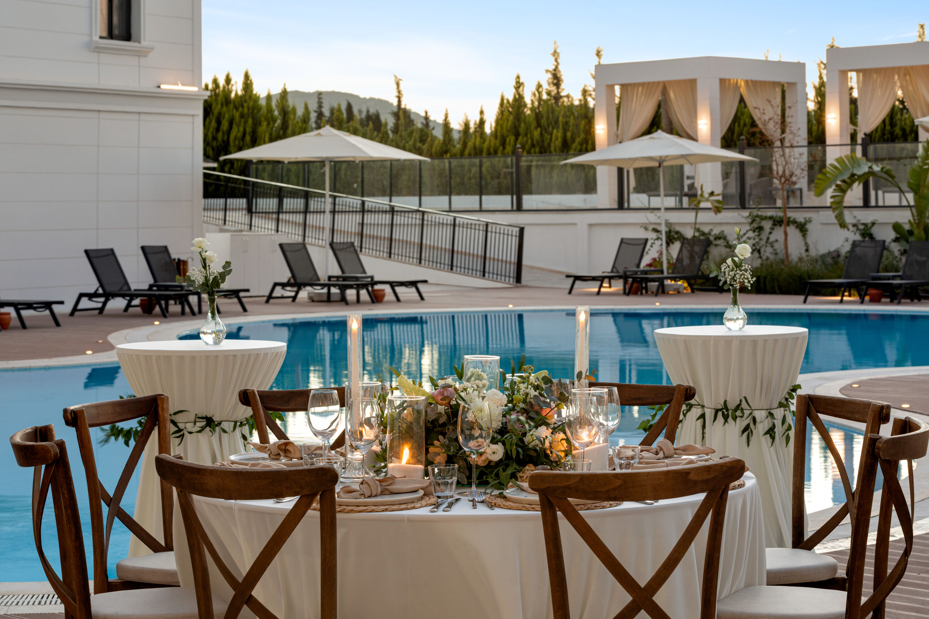 Meeting room banquet rounds at Ramada by Wyndham Dalaman in Mugla, Other than US/Canada