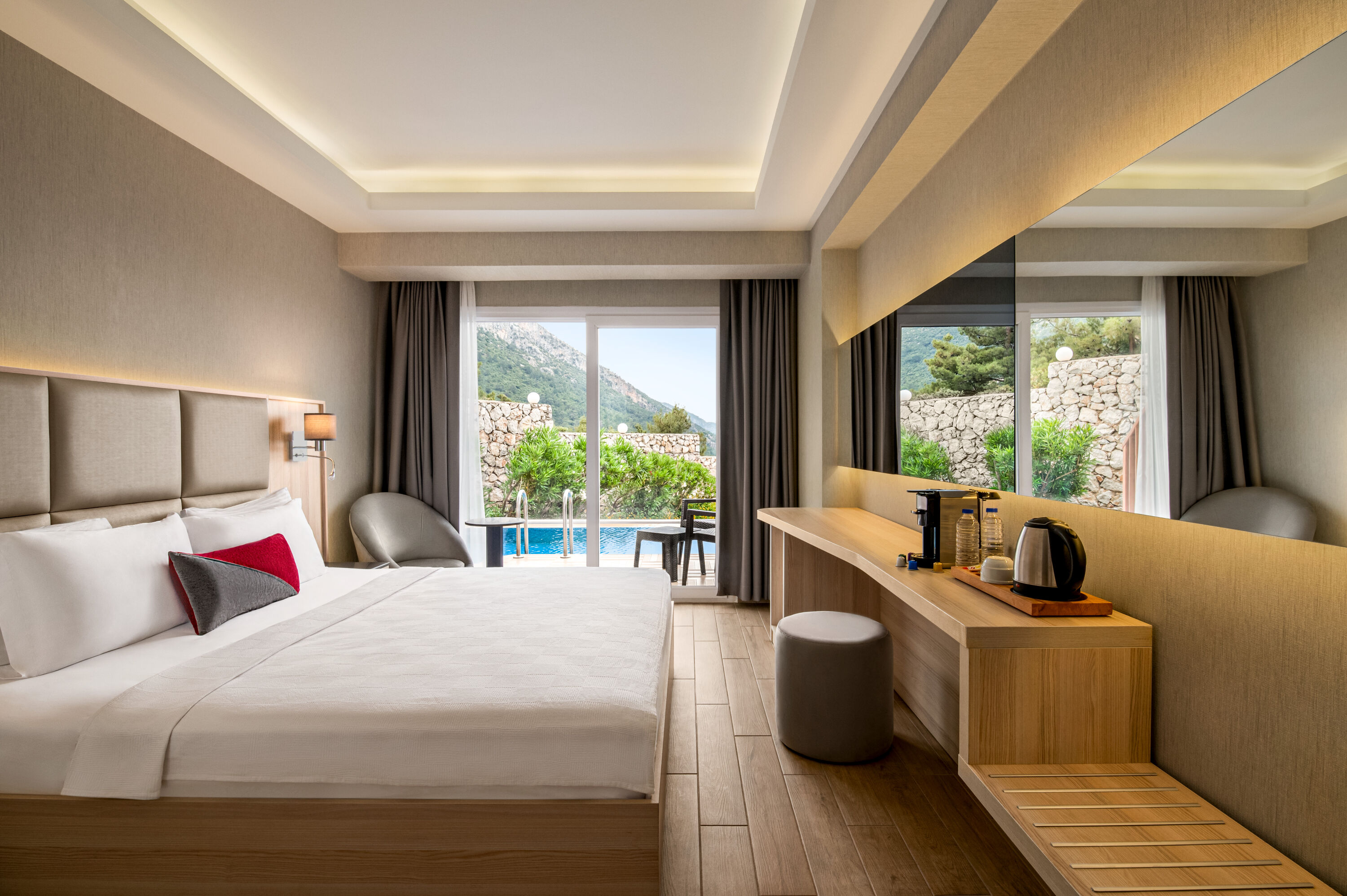 Guest room at the Ramada by Wyndham Fethiye Oludeniz in Mugla, Other than US/Canada