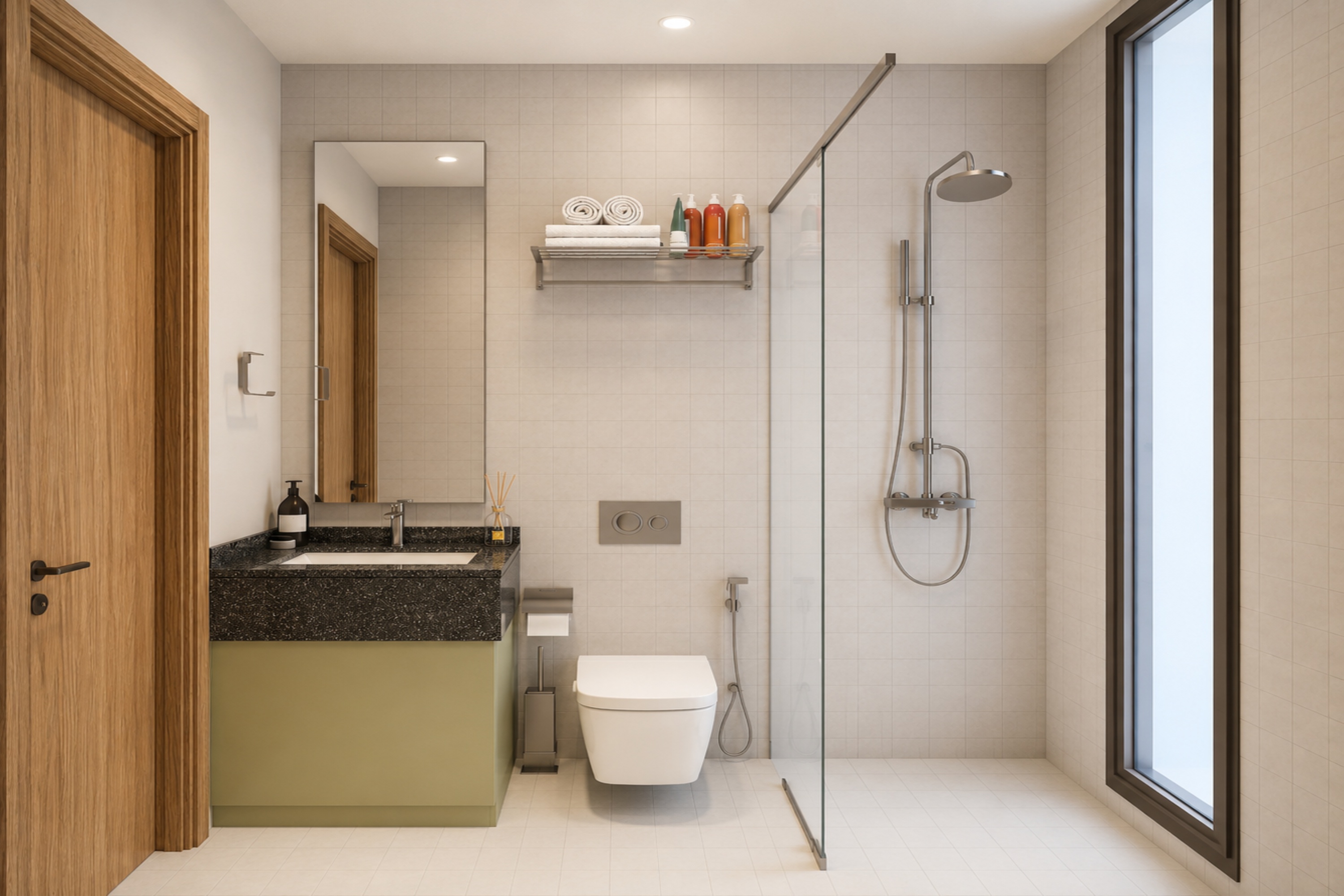 Guest room bath at the Ramada Resort by Wyndham Datca in Mugla, Other than US/Canada