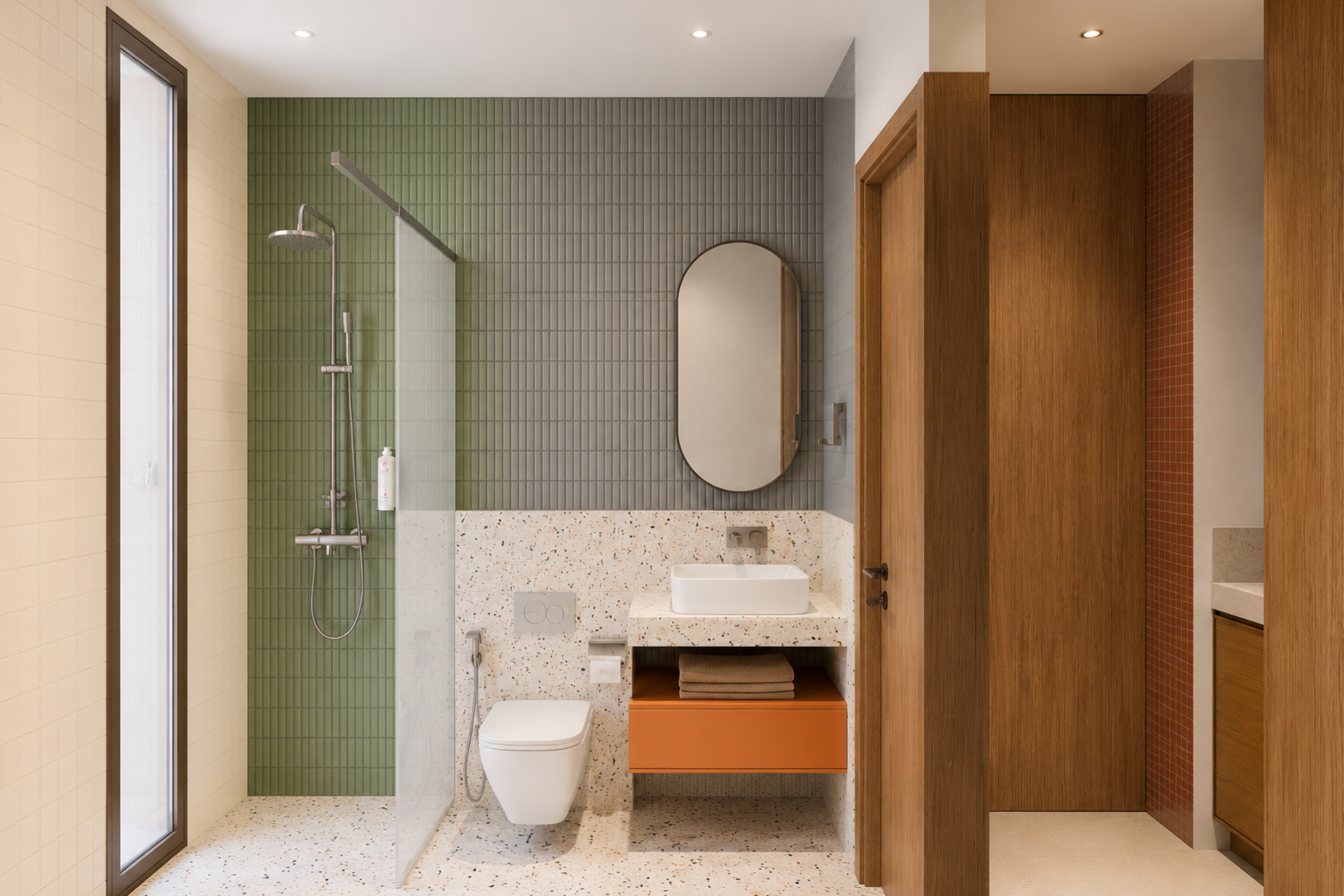 Guest room bath at the Ramada Resort by Wyndham Datca in Mugla, Other than US/Canada