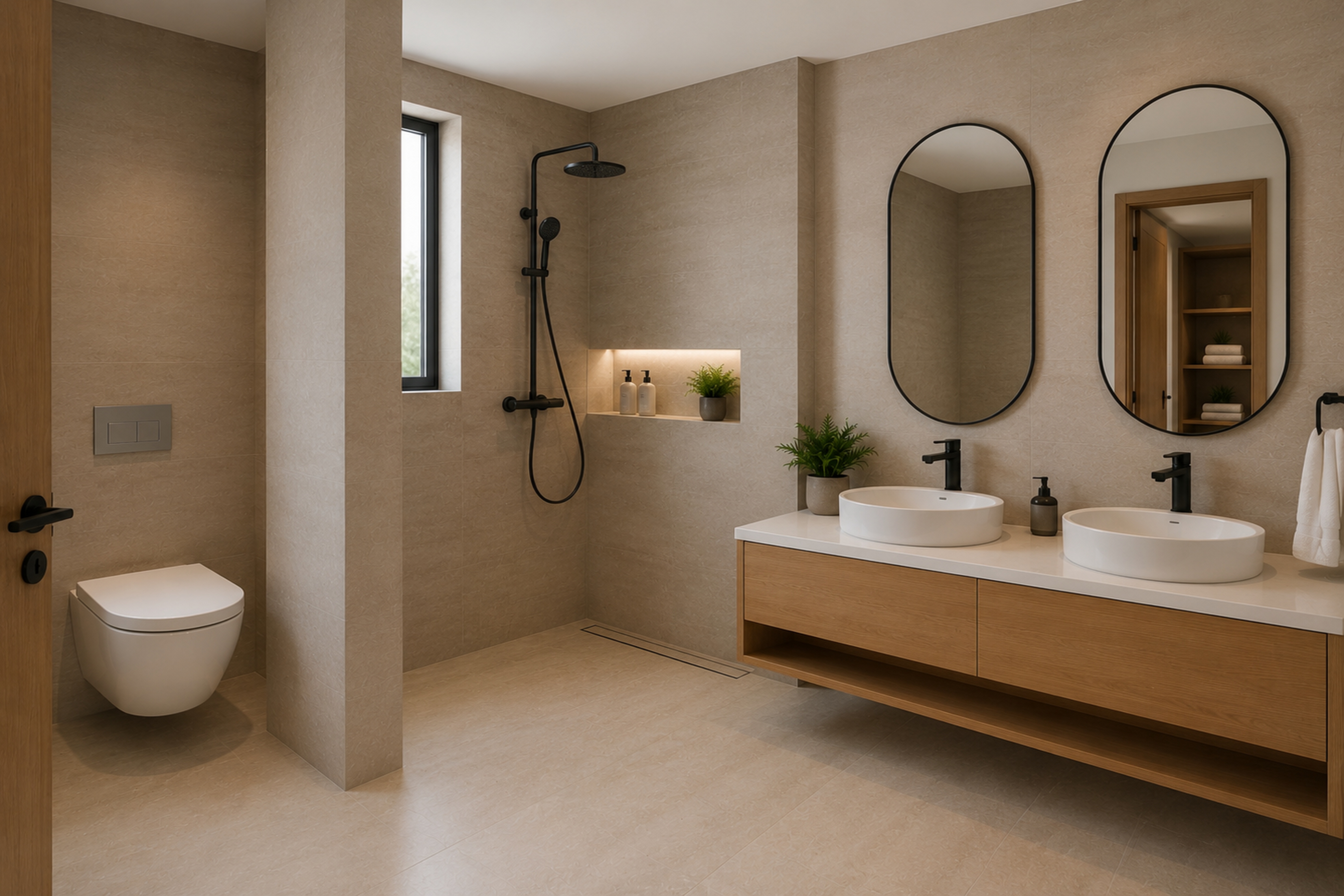 Guest room bath at the Ramada Resort by Wyndham Datca in Mugla, Other than US/Canada