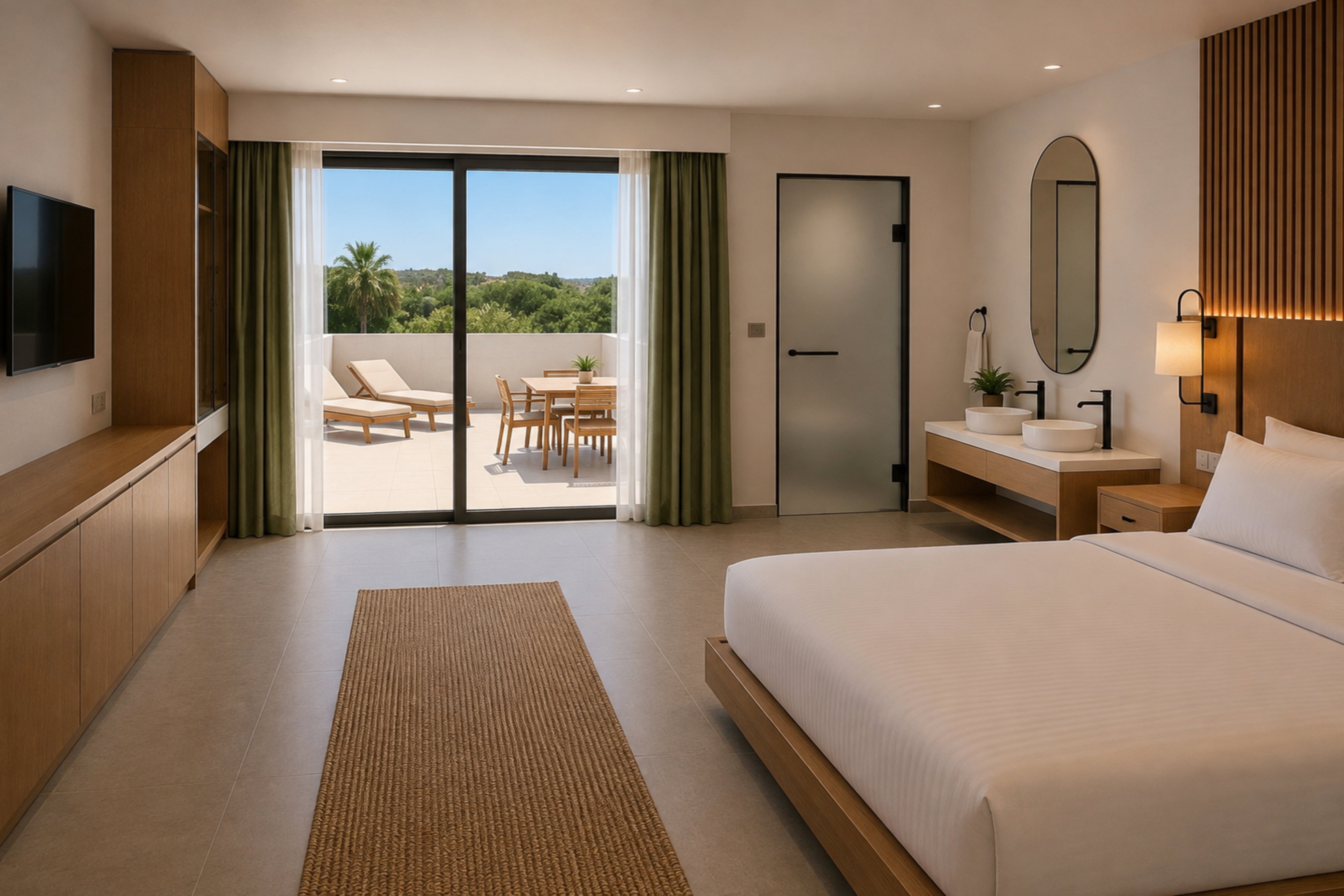 Guest room at the Ramada Resort by Wyndham Datca in Mugla, Other than US/Canada