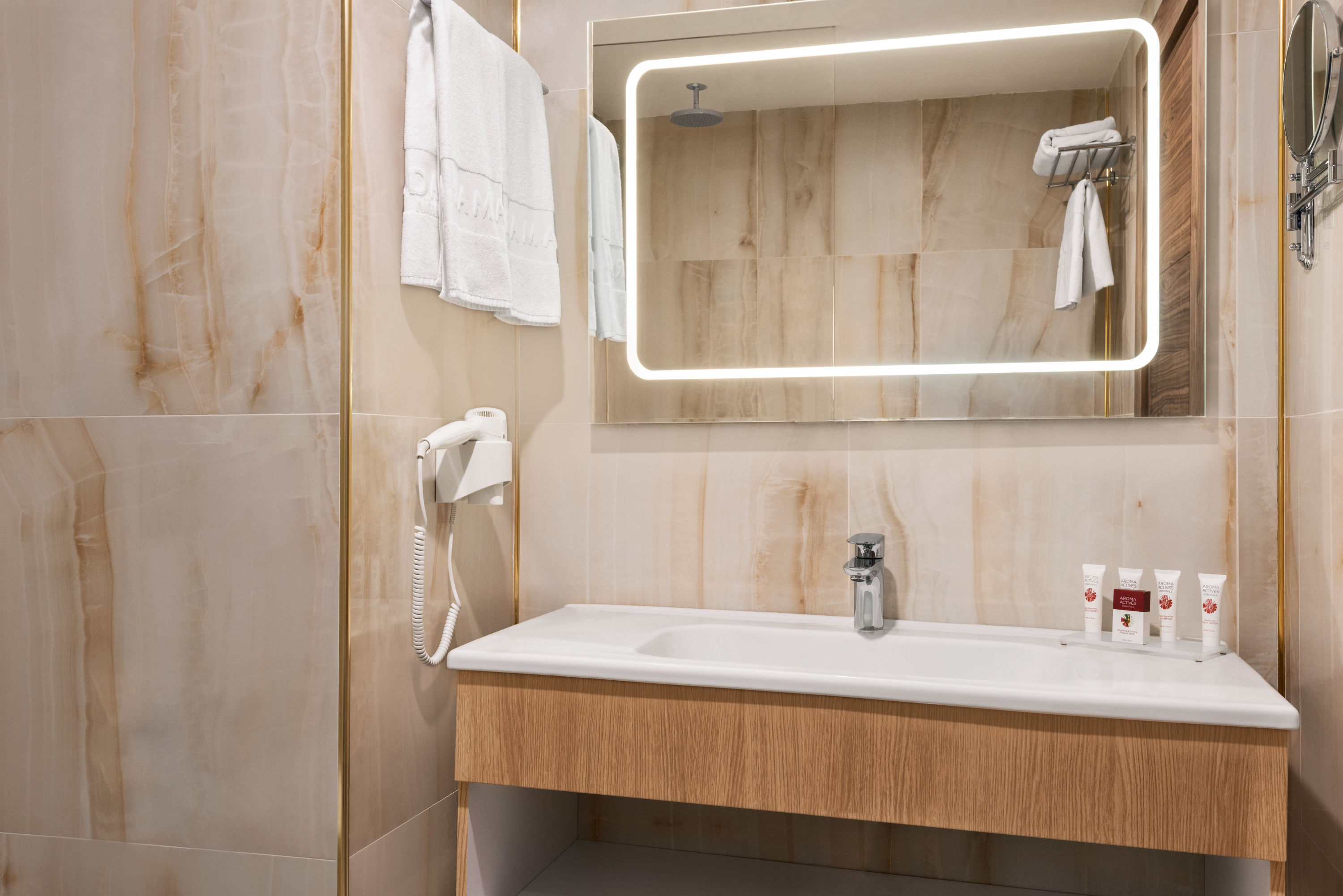 Guest room bath at the Ramada by Wyndham Nigde in Nigde, Other than US/Canada