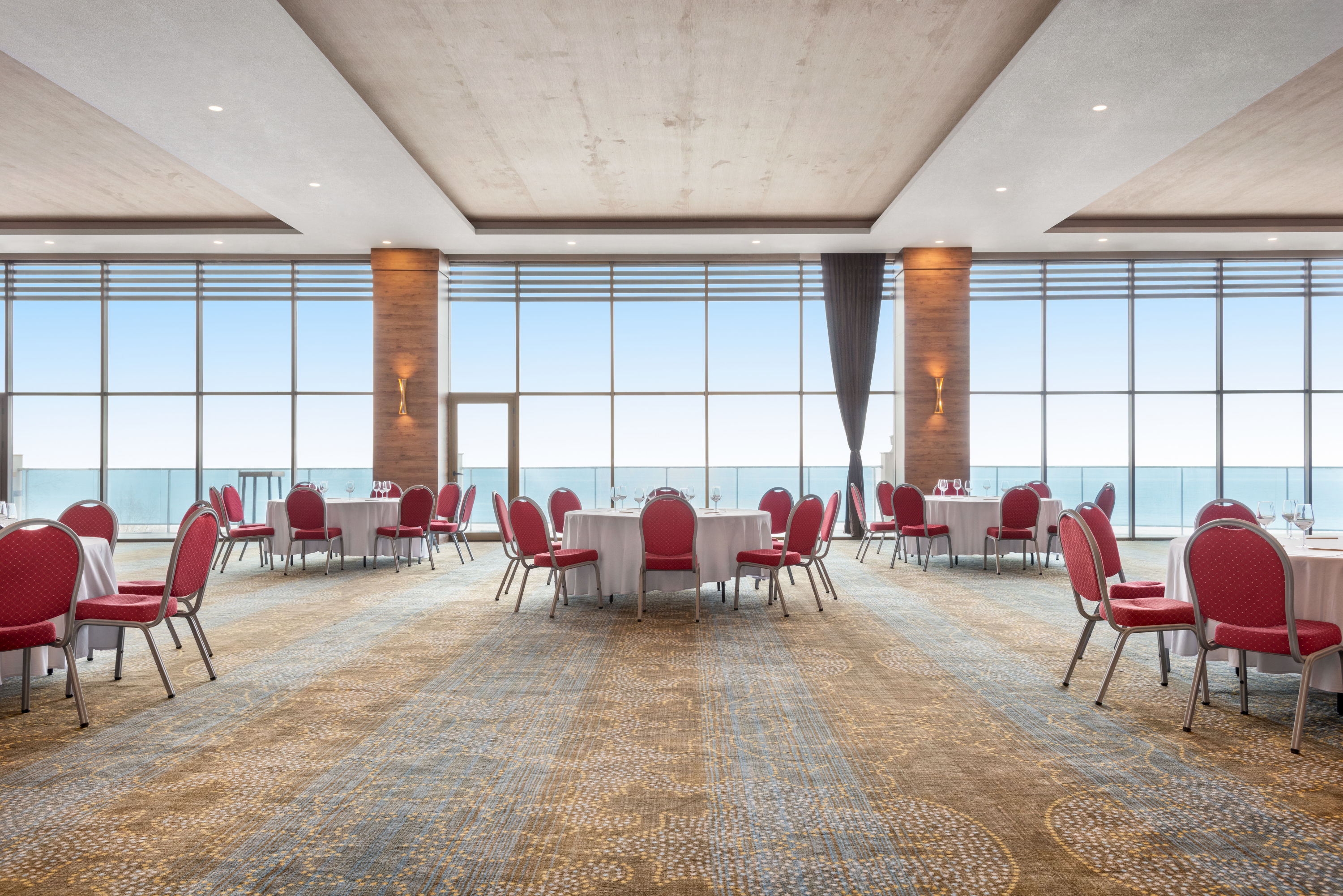 Meeting room banquet rounds at Ramada Resort by Wyndham Unye in Ordu, Other than US/Canada