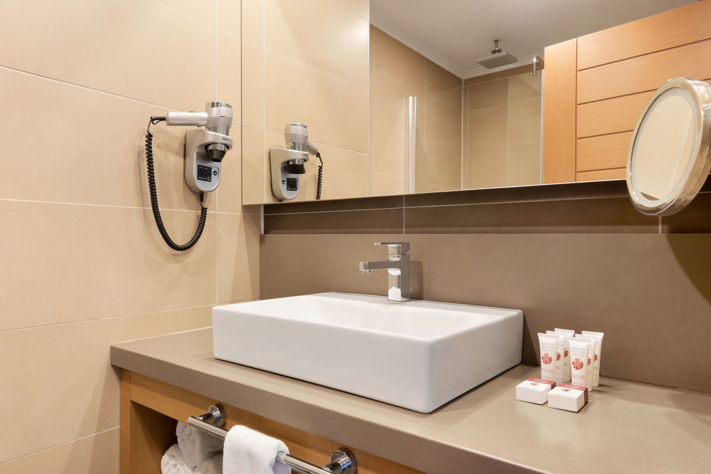 Guest room bath at the Ramada Resort by Wyndham Unye in Ordu, Other than US/Canada