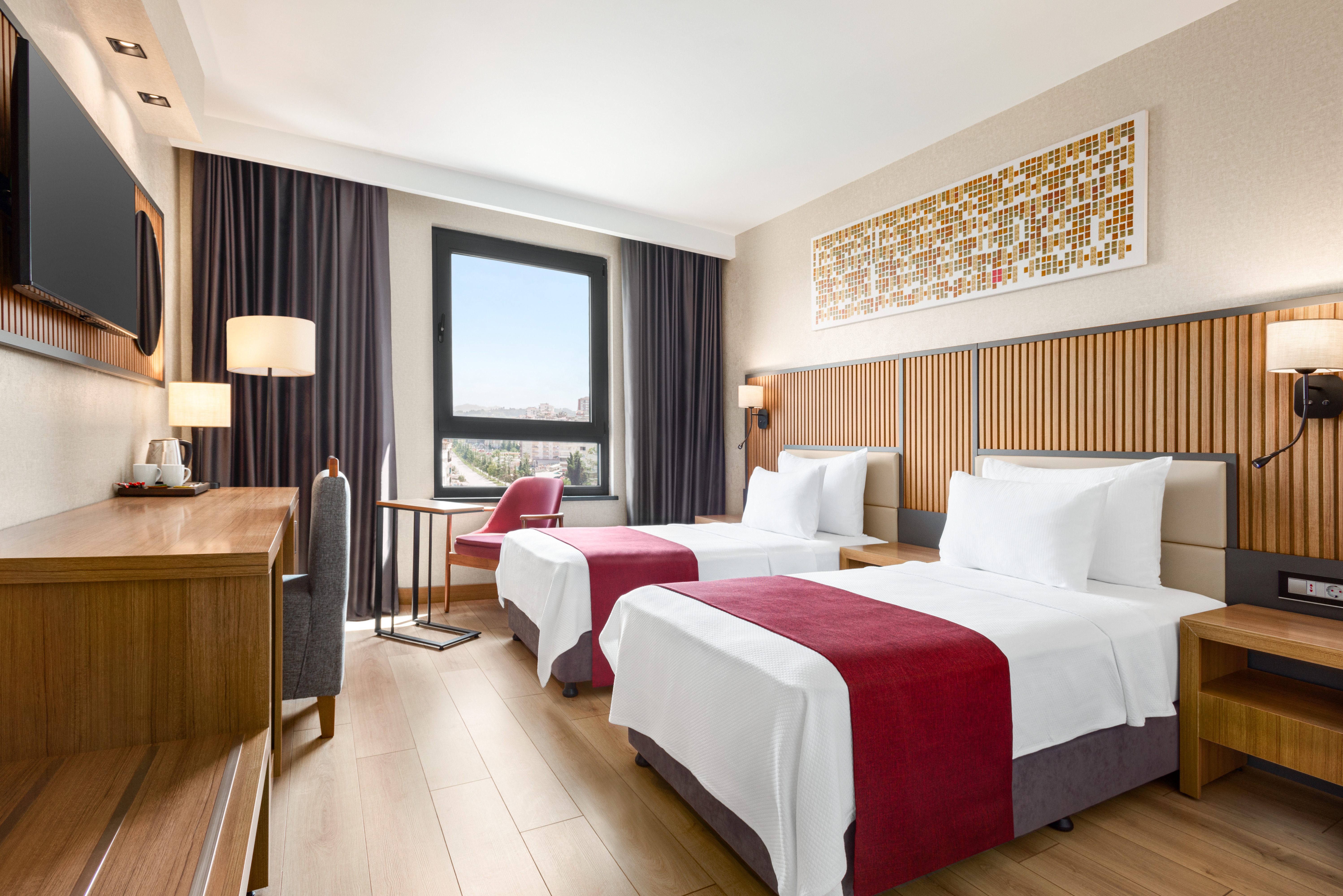 Guest room at the Ramada Plaza by Wyndham Ordu in Ordu, Other than US/Canada
