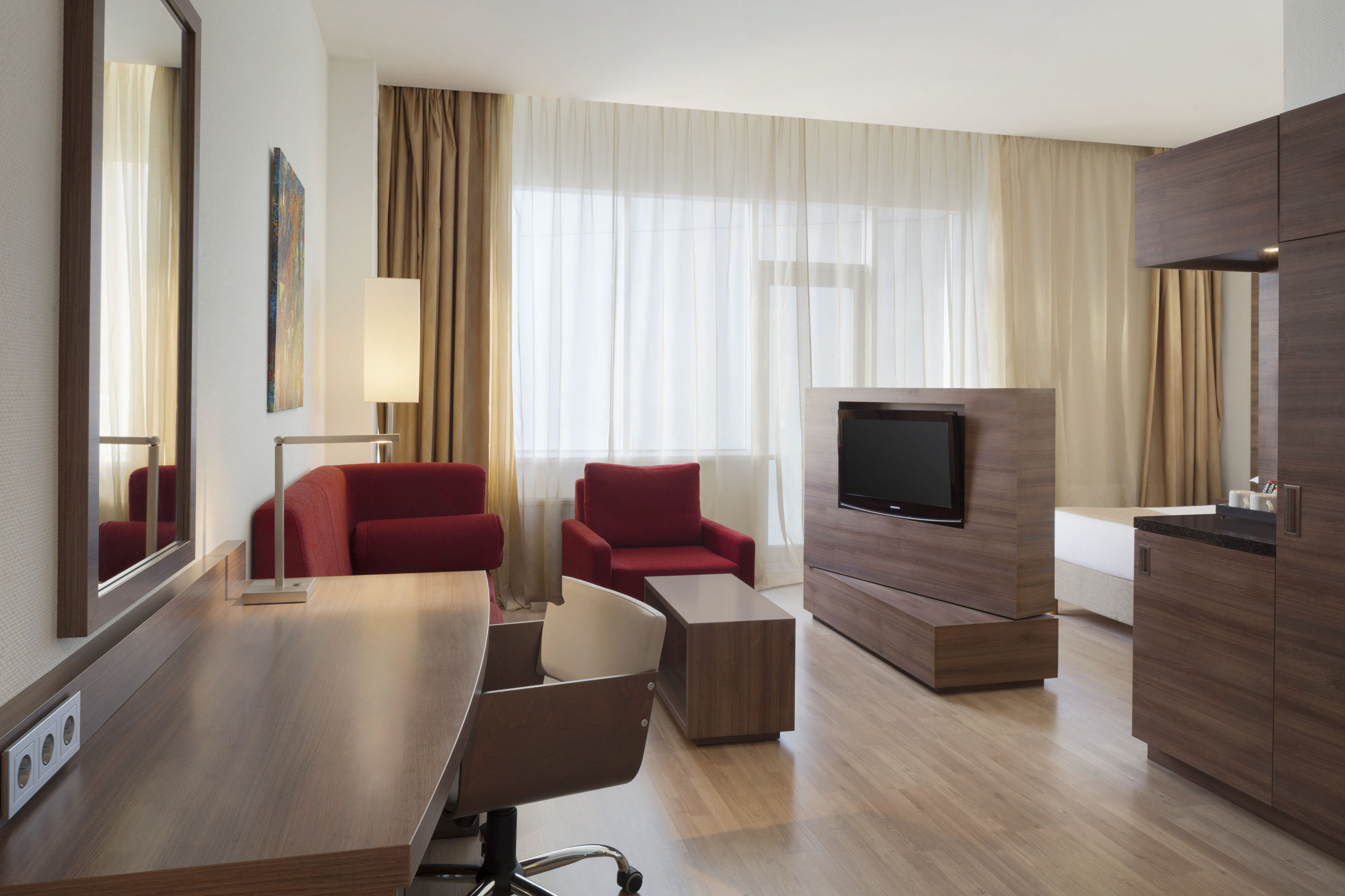 Guest room at the Ramada Encore by Wyndham Kyiv in Kiev, Other than US/Canada