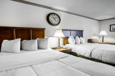 Guest room at the Ramada by Wyndham Birmingham Airport in Birmingham, Alabama