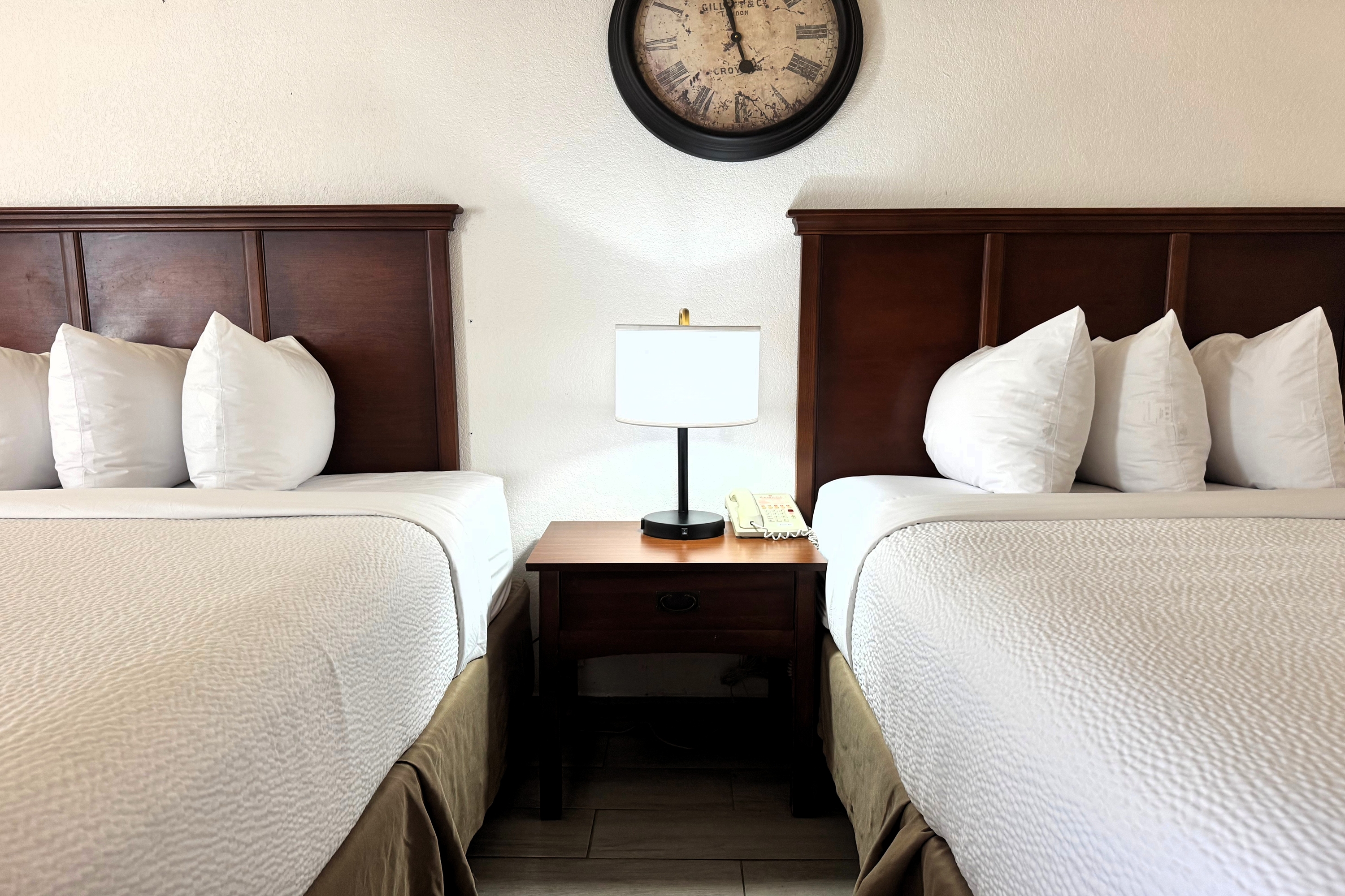 Guest room at the Ramada by Wyndham Birmingham Airport in Birmingham, Alabama