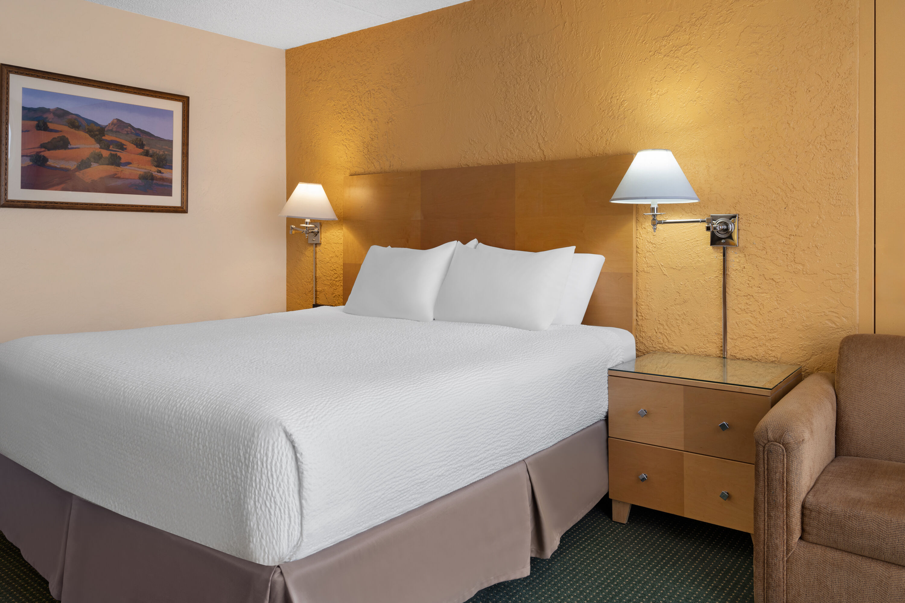 Guest room at the Ramada by Wyndham Tucson in Tucson, Arizona