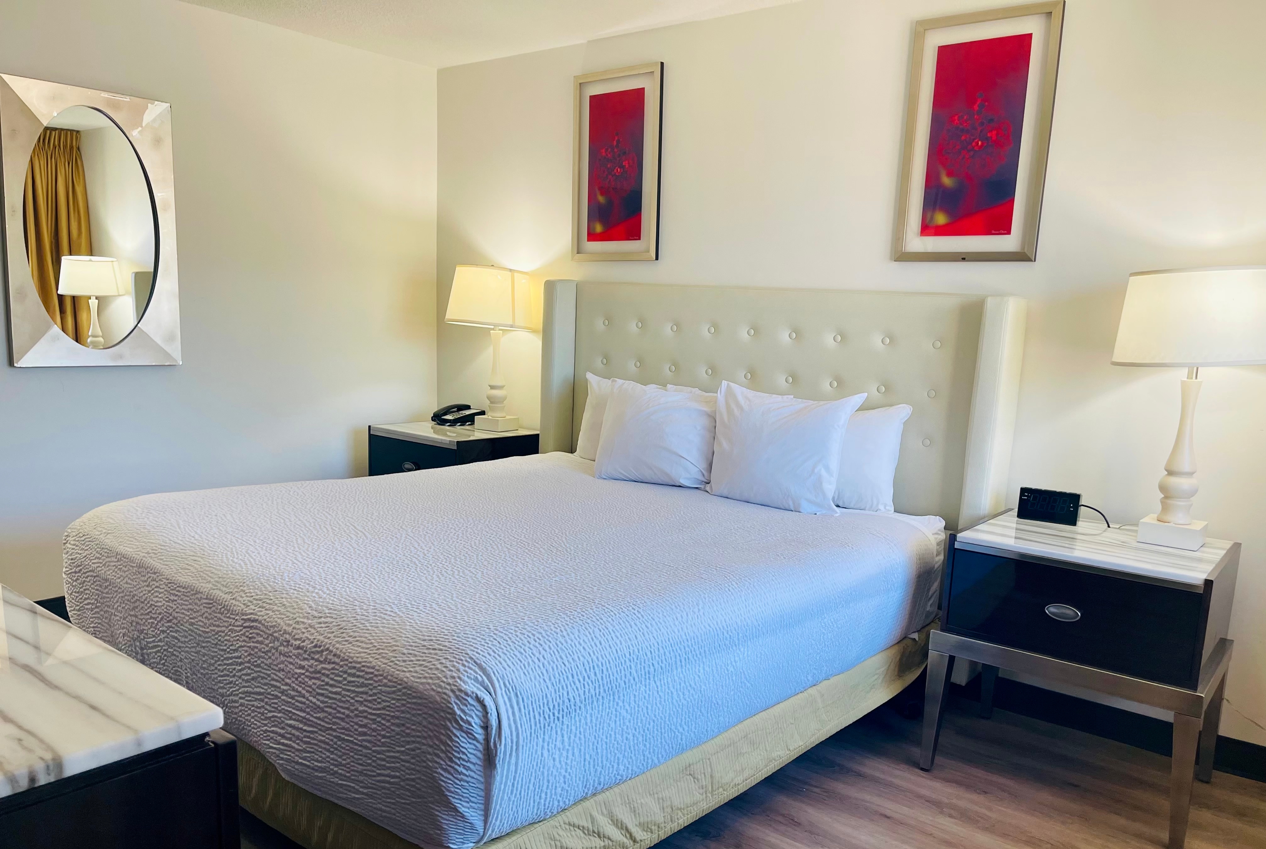 Guest room at the Ramada by Wyndham Yuma in Yuma, Arizona