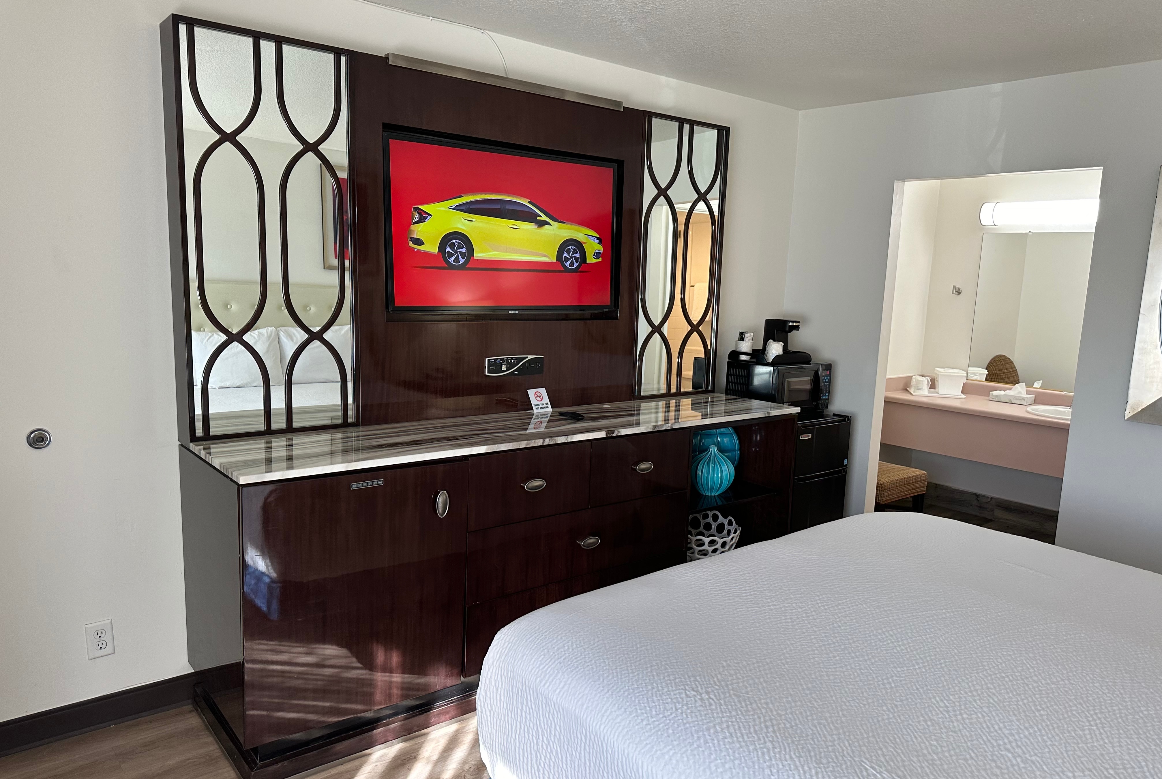 Guest room at the Ramada by Wyndham Yuma in Yuma, Arizona