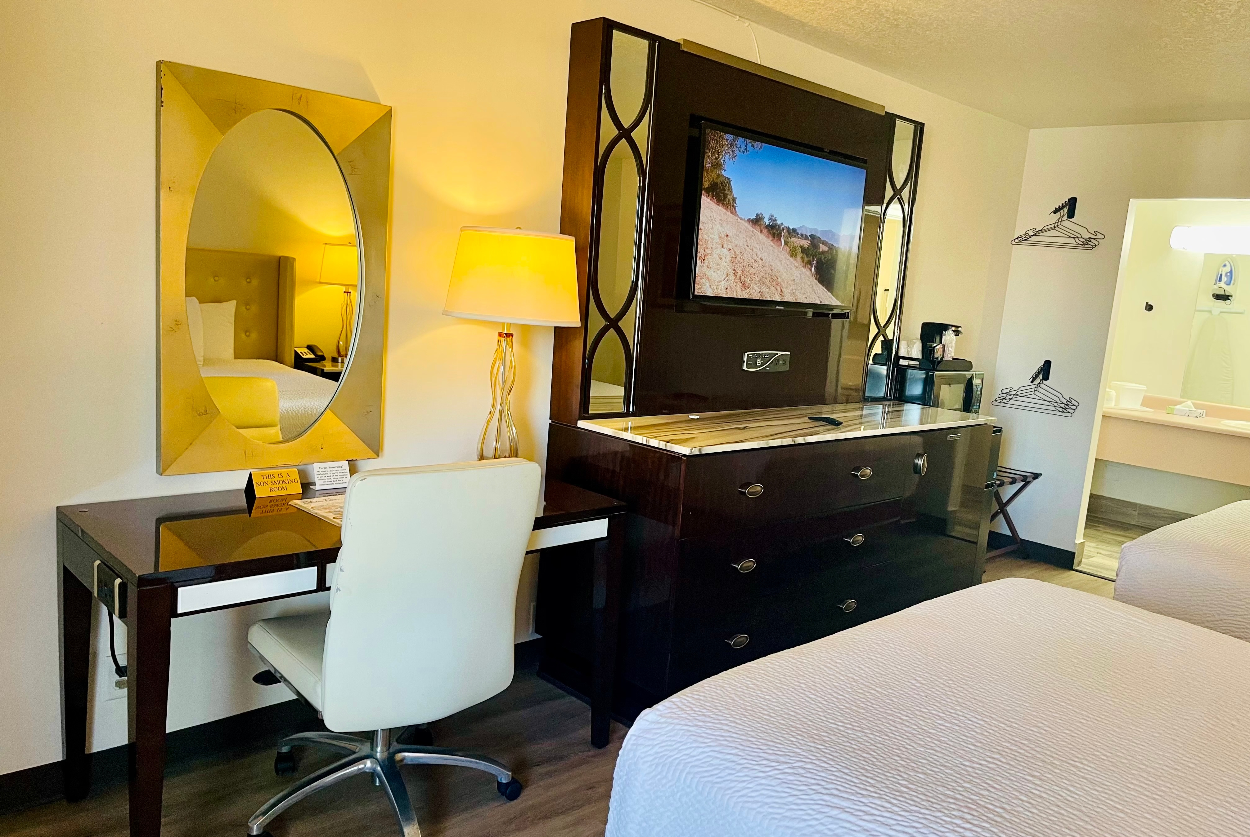 Guest room at the Ramada by Wyndham Yuma in Yuma, Arizona