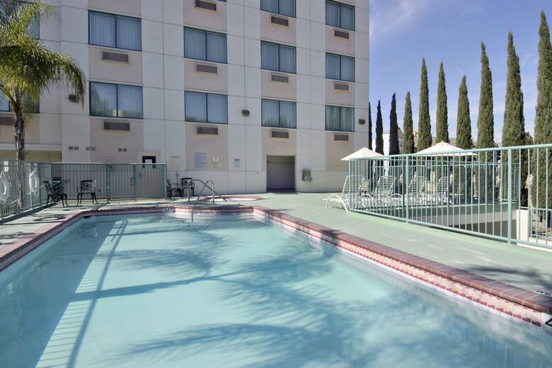 Pool at the Ramada Plaza Anaheim in Anaheim, California