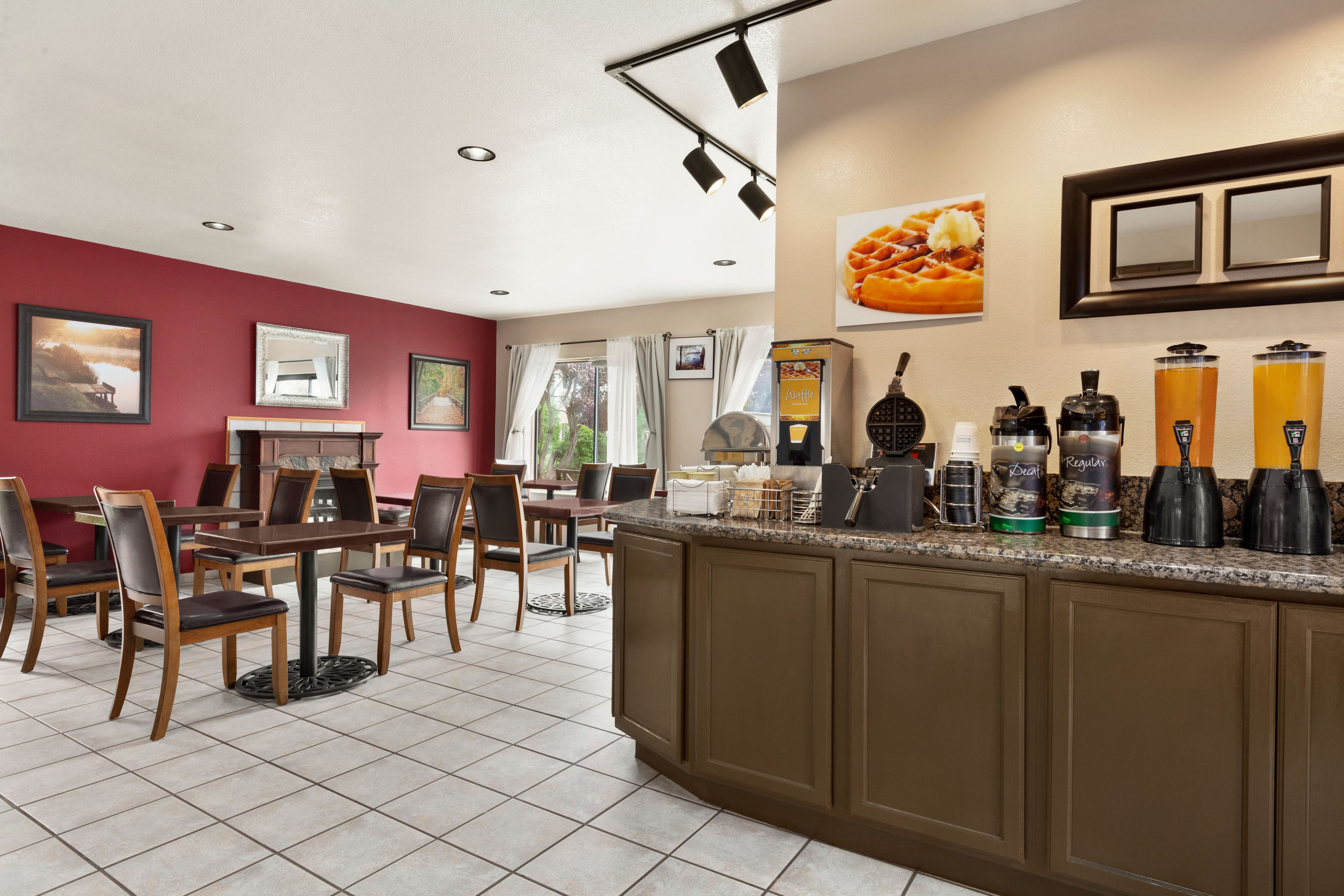 Free breakfast at Ramada by Wyndham Arcata in Arcata, California