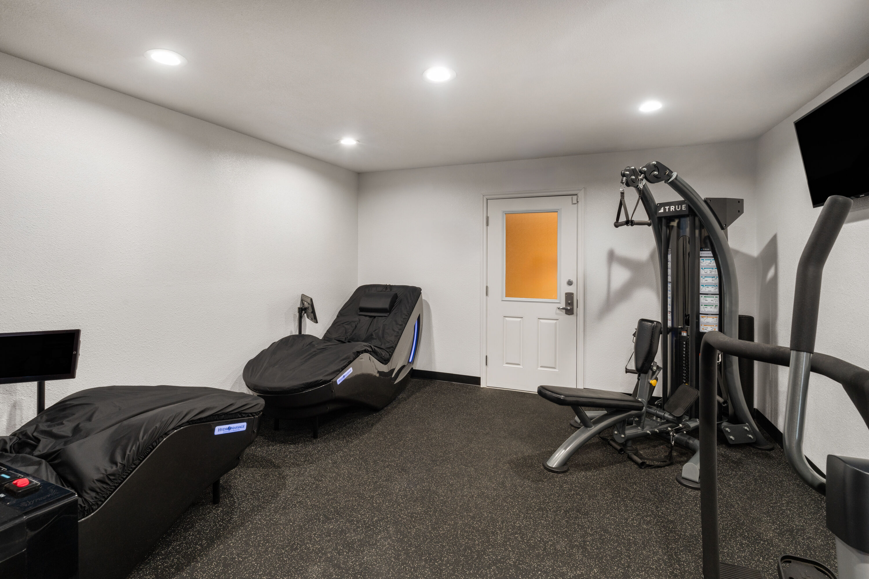 Fitness room at Ramada Bayside Inn & Suites Eureka in Eureka, California