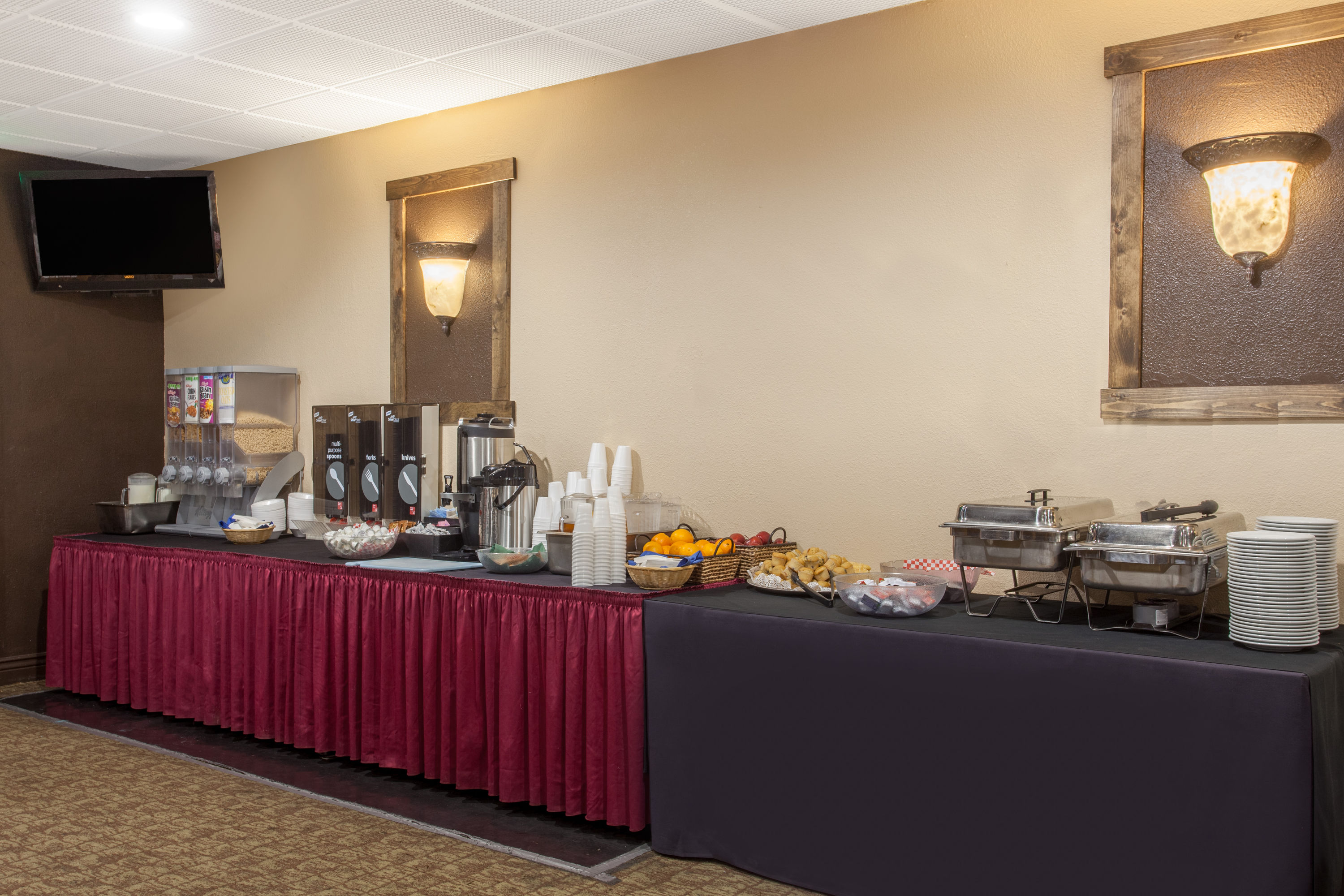 Free breakfast at Ramada by Wyndham Fresno North in Fresno, California