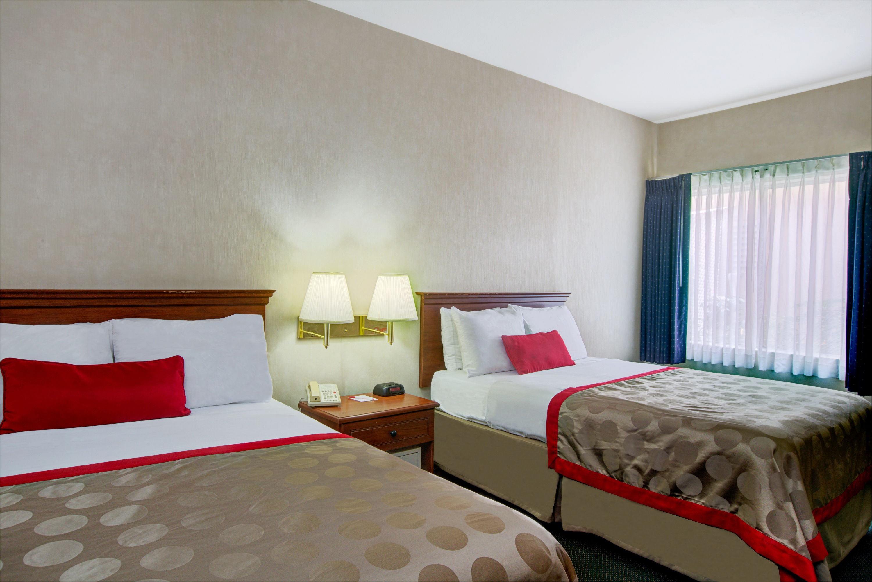 Guest room at the Ramada by Wyndham Hawthorne/LA Stadium in Hawthorne, California