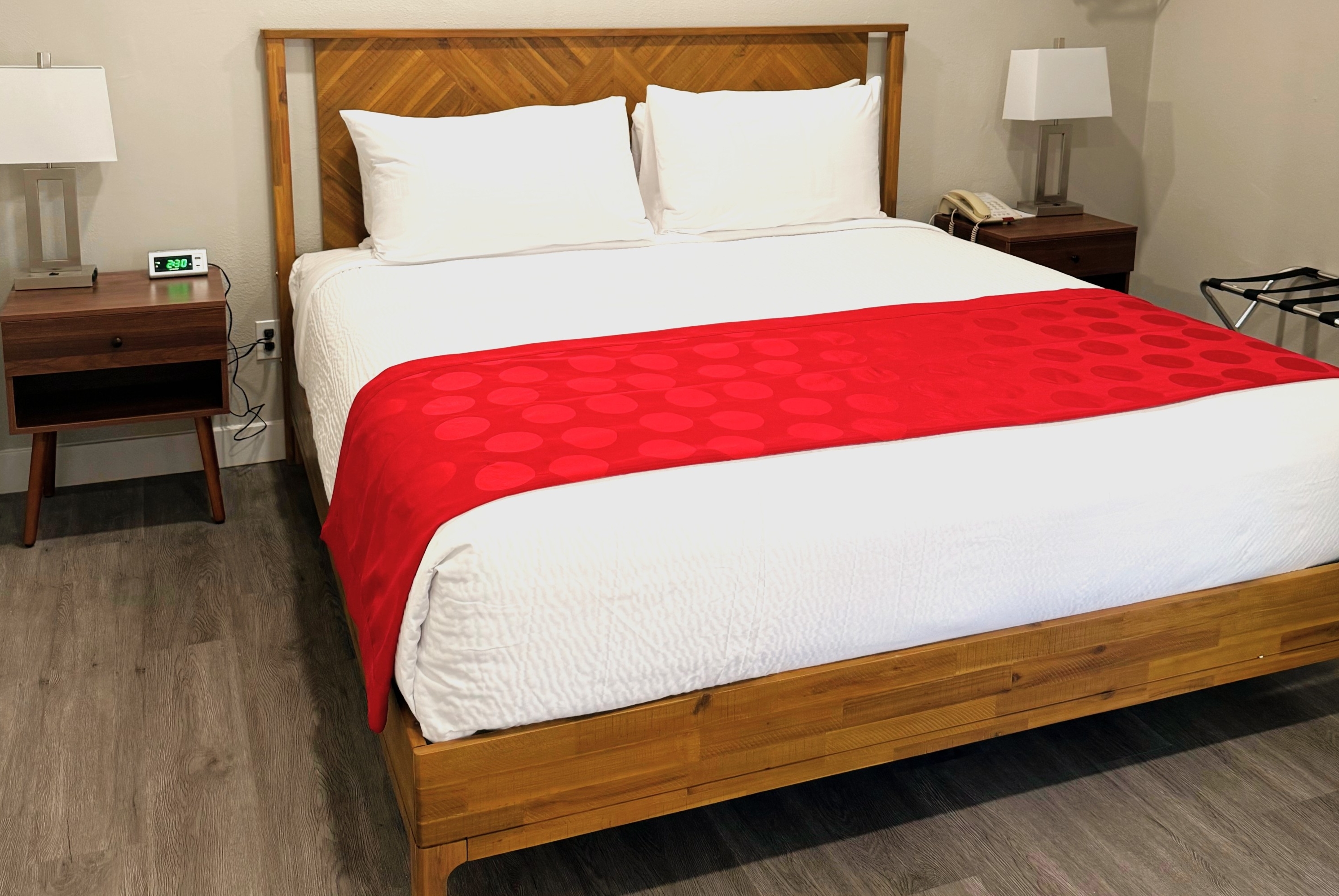 Guest room feature at the Ramada by Wyndham Los Angeles/Koreatown West in Los Angeles, California