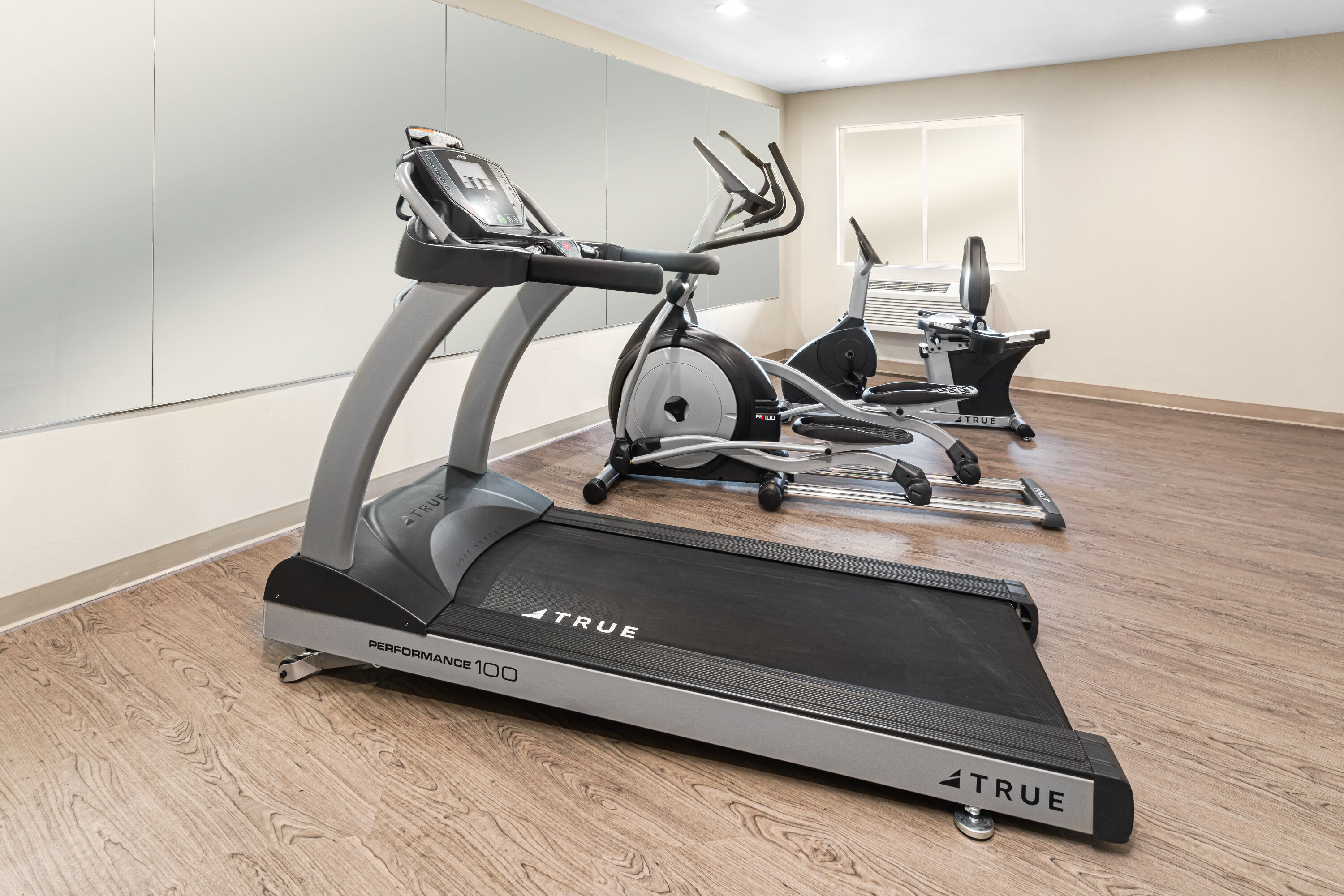 Fitness room at Ramada by Wyndham Modesto Yosemite Area in Modesto, California