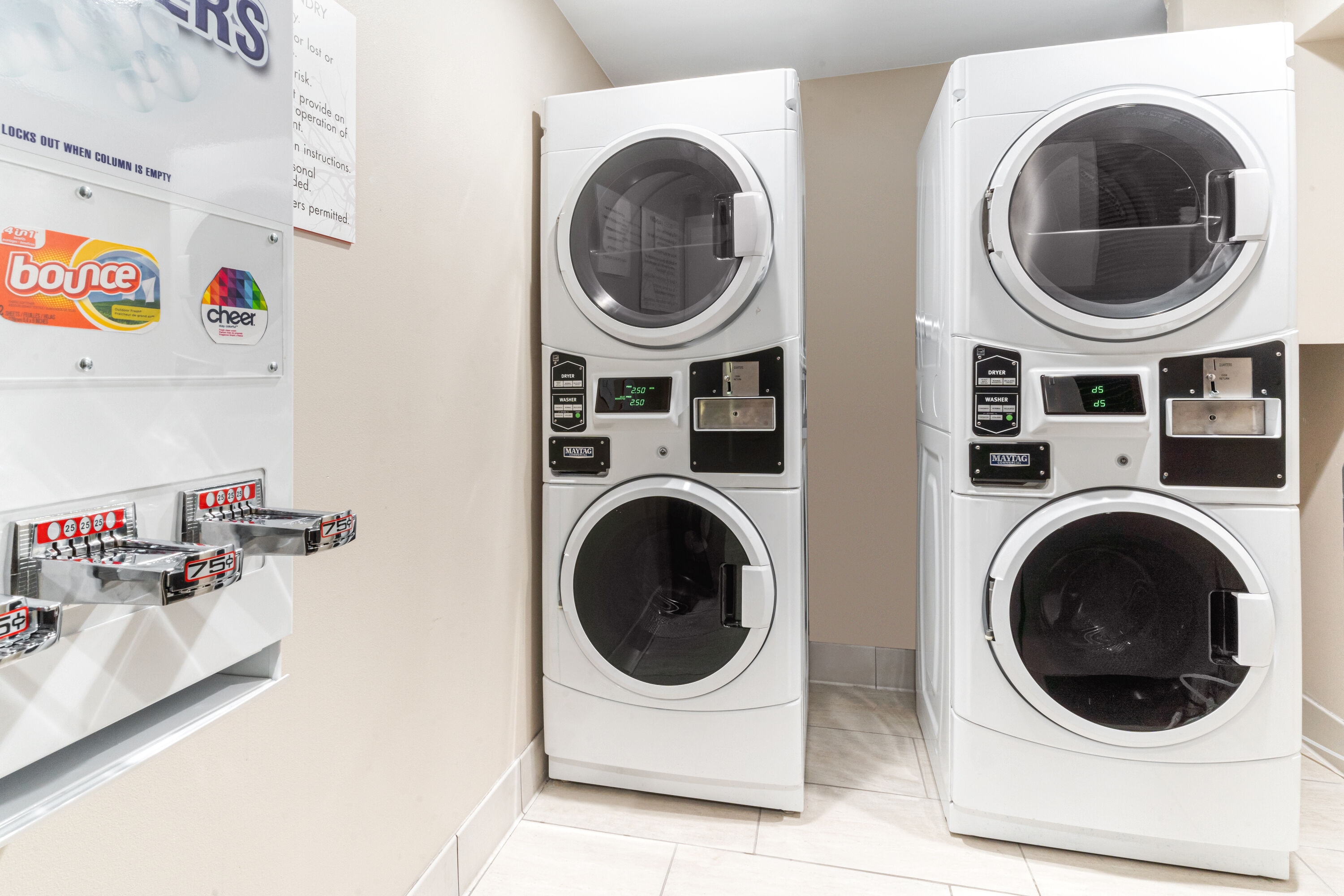 Laundry facilities at Ramada by Wyndham Modesto Yosemite Area in Modesto, California