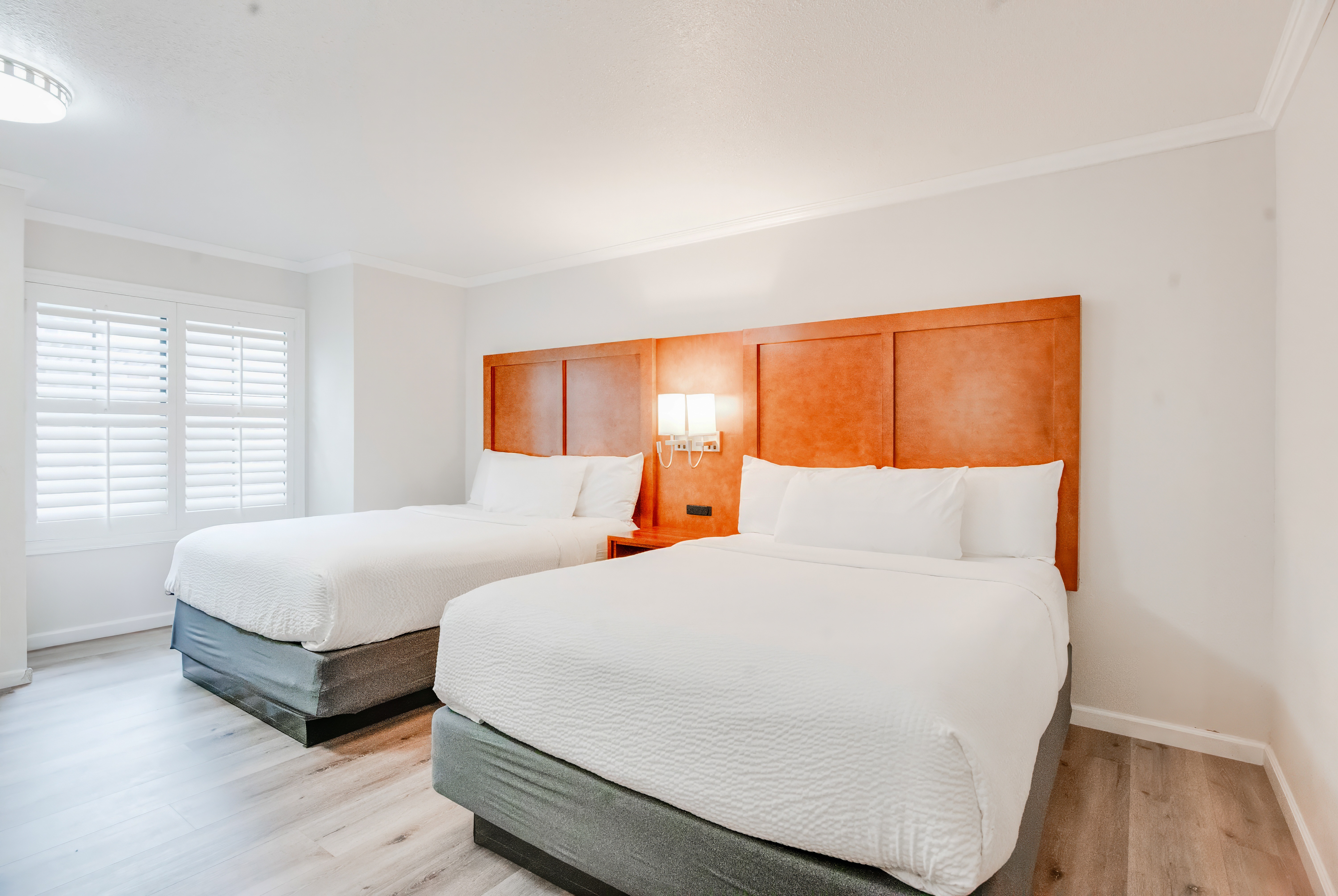 Guest room at the Ramada by Wyndham Mountain View in Mountain View, California