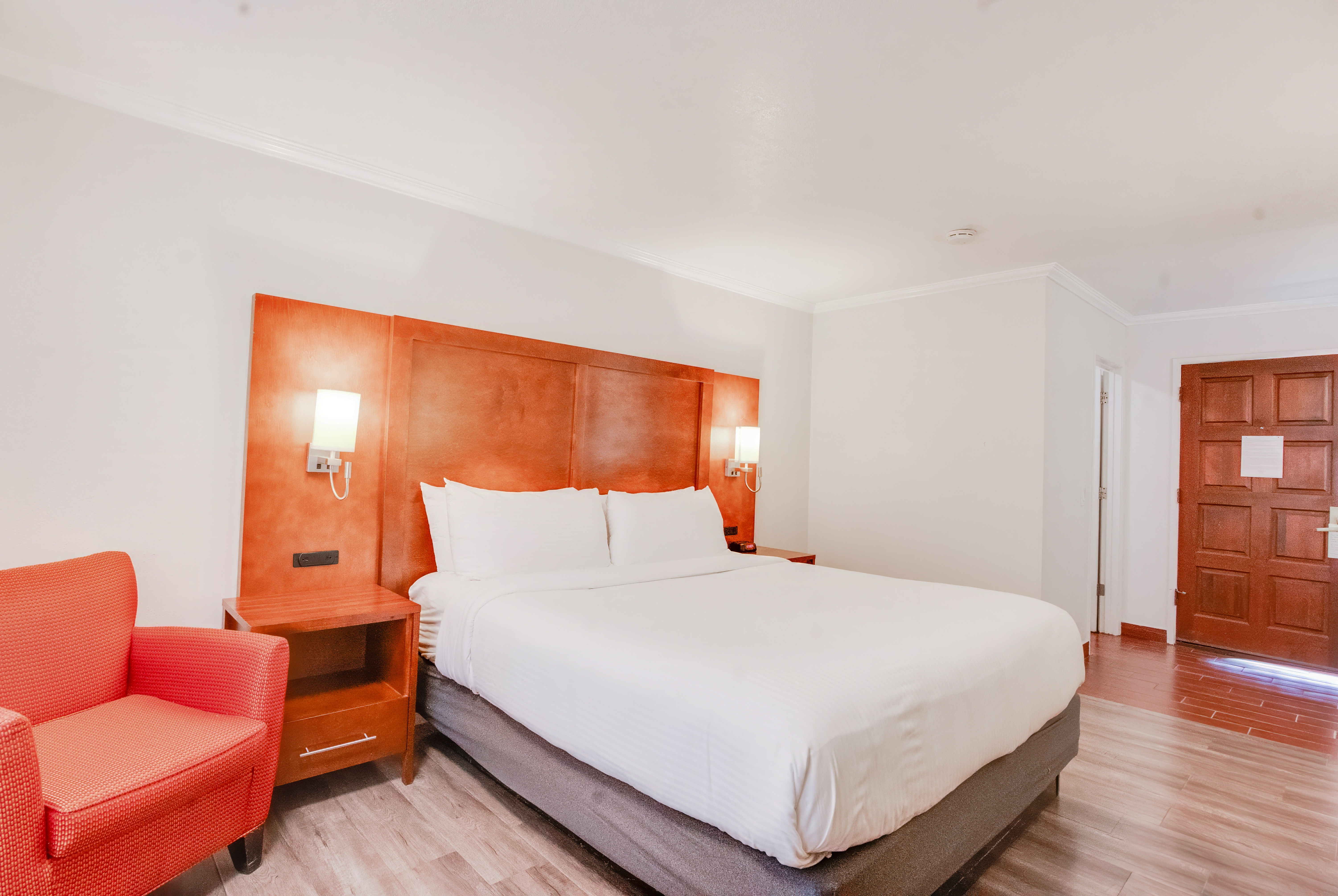 Guest room at the Ramada by Wyndham Mountain View in Mountain View, California