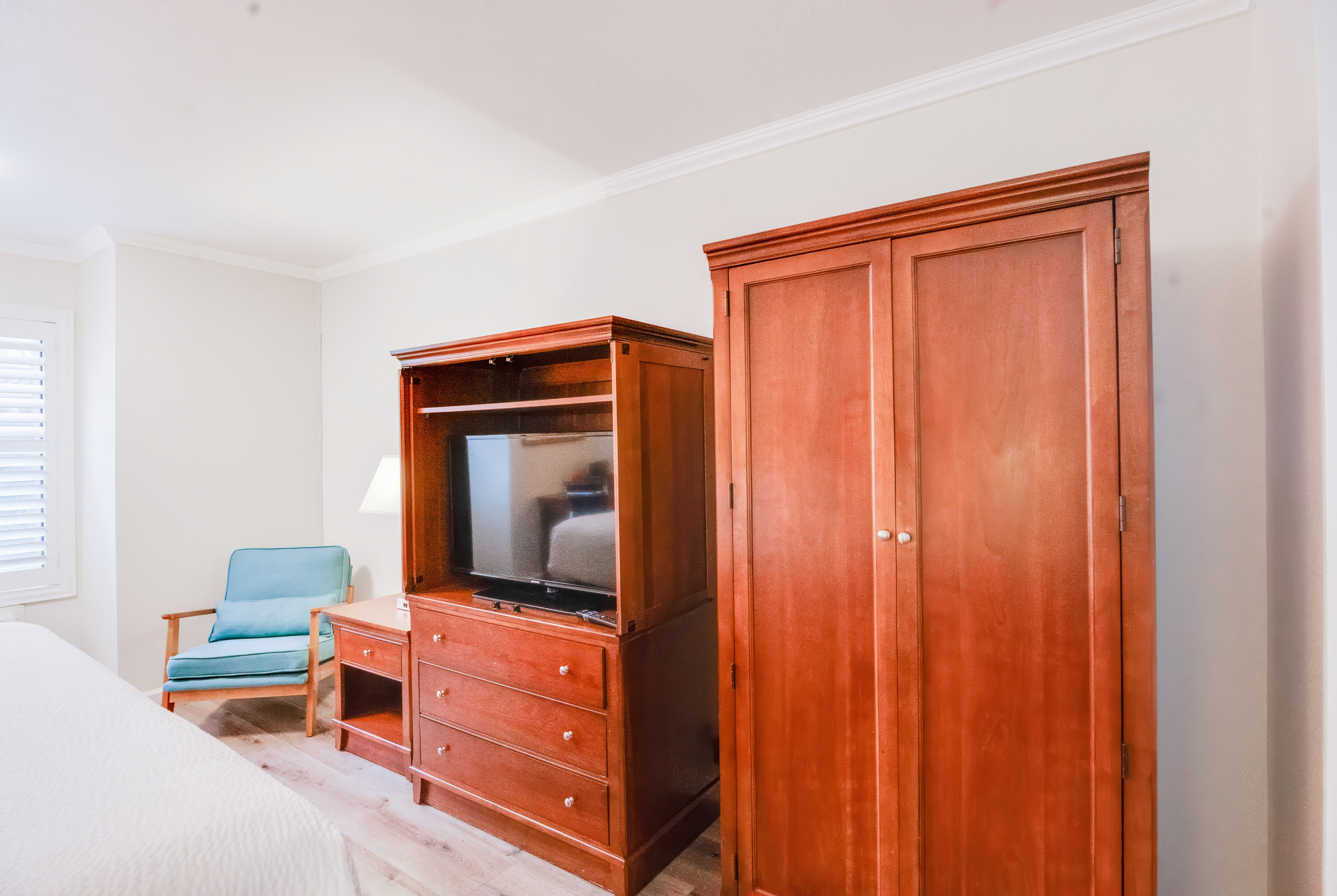 Guest room feature at the Ramada by Wyndham Mountain View in Mountain View, California