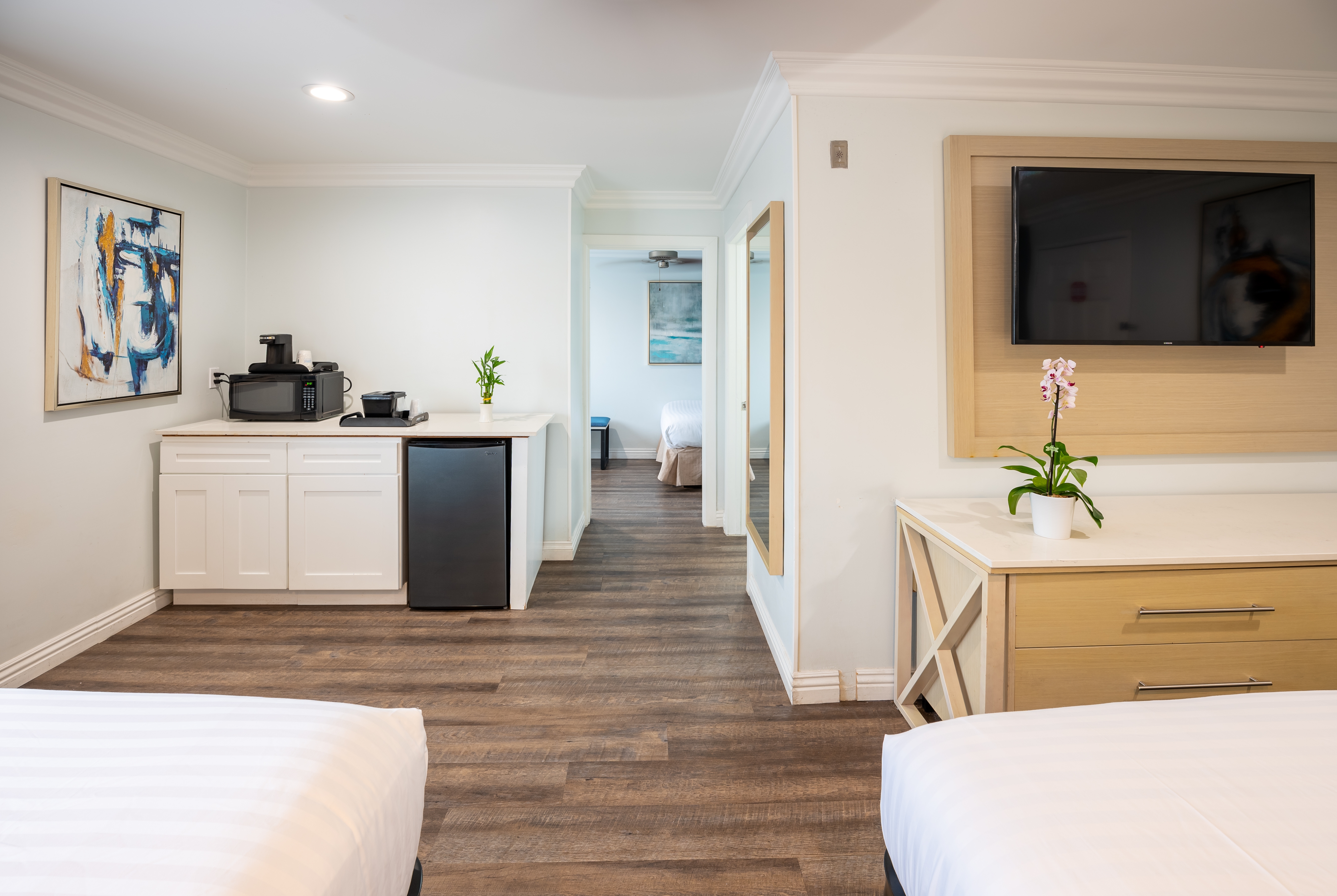 Guest room at the Ramada Limited Redondo Beach in Redondo Beach, California