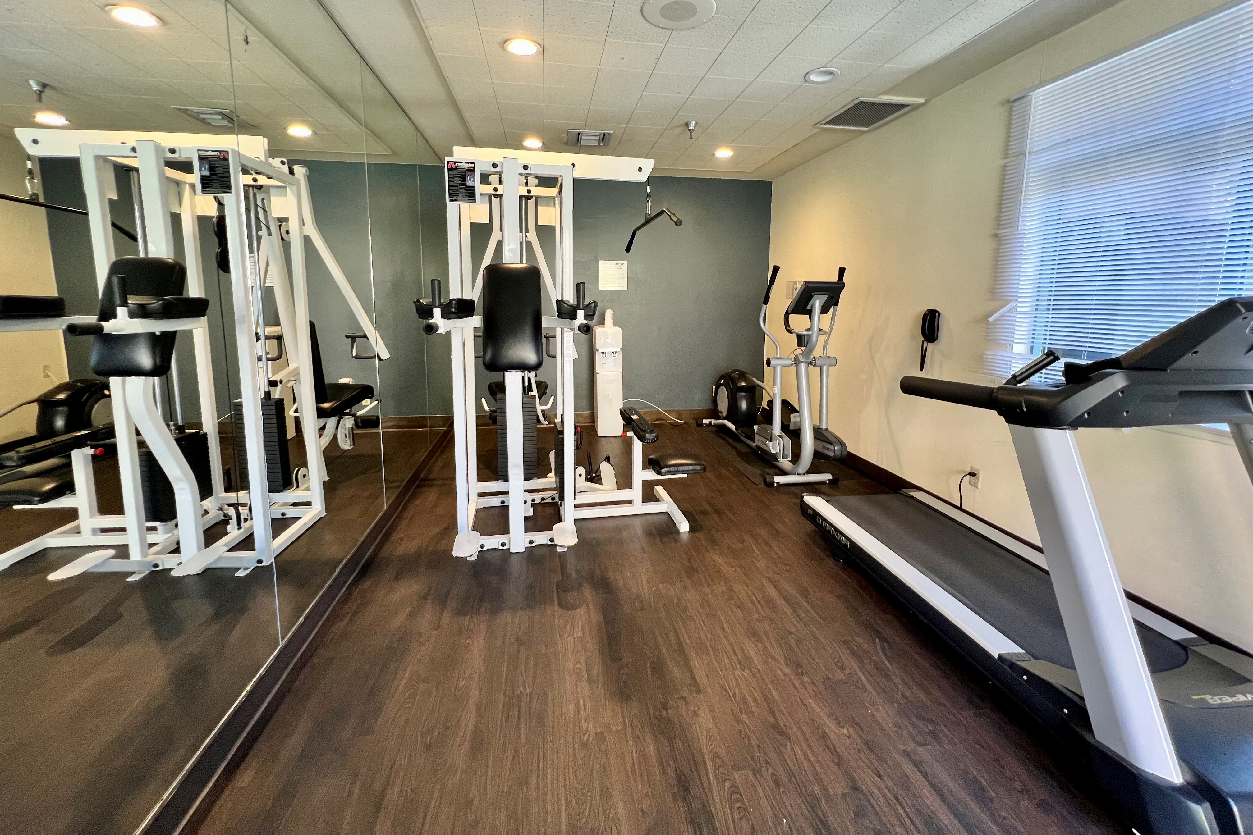 Fitness room at Ramada Suites by Wyndham San Diego/Hotel Circle Area in San Diego, California