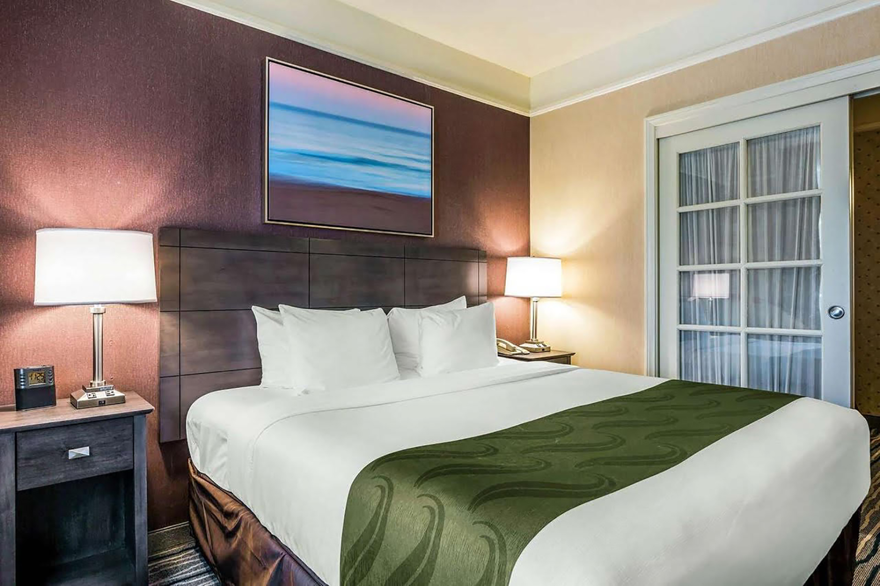 Guest room at the Ramada Suites by Wyndham San Diego/Hotel Circle Area in San Diego, California