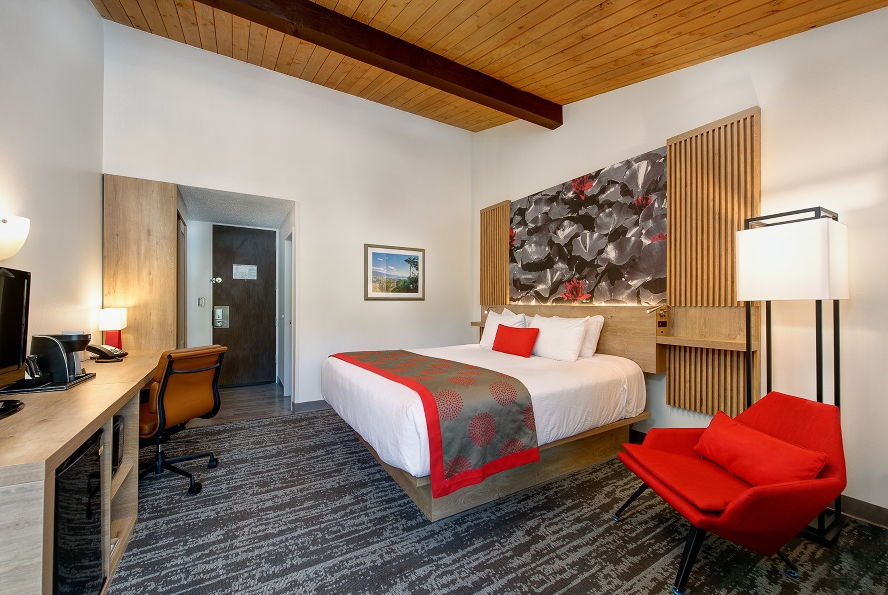 Guest room at the Ramada by Wyndham Santa Barbara in Santa Barbara, California