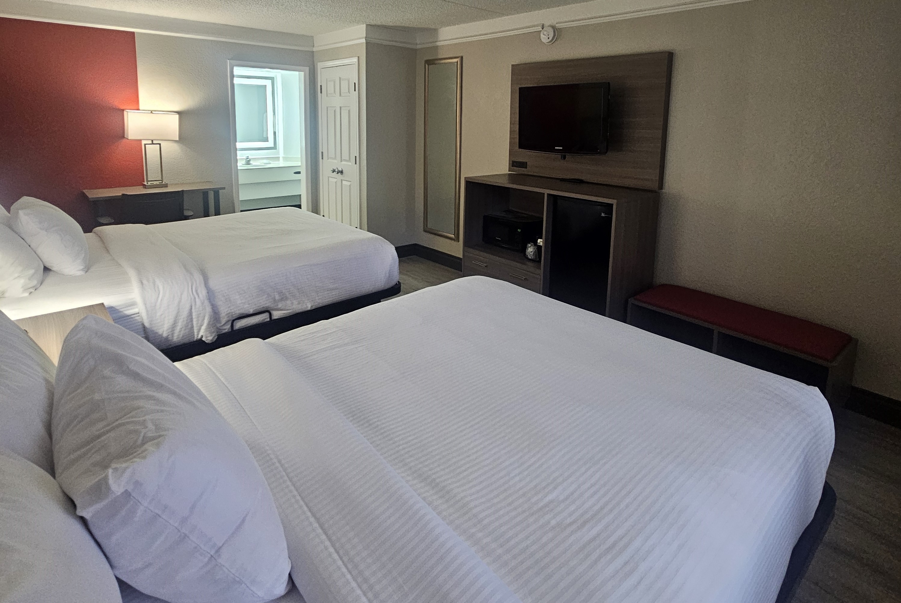 Guest room at the Ramada by Wyndham Westminster Denver in Westminster, Colorado