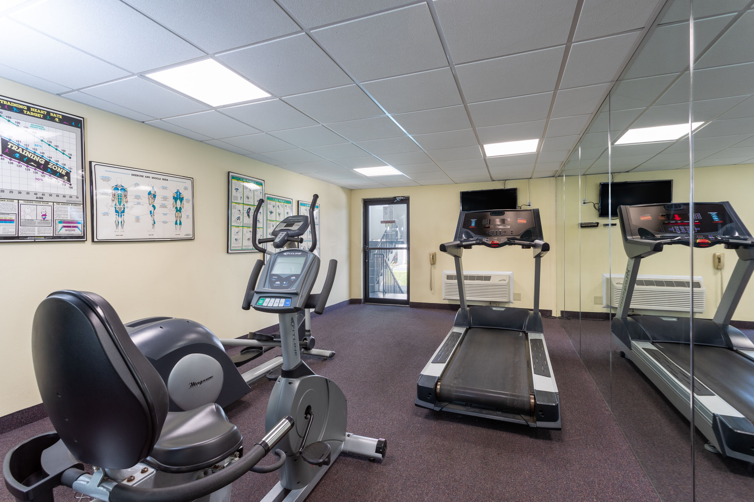Fitness room at Ramada by Wyndham Altamonte Springs Near I-4 in Altamonte Springs, Florida
