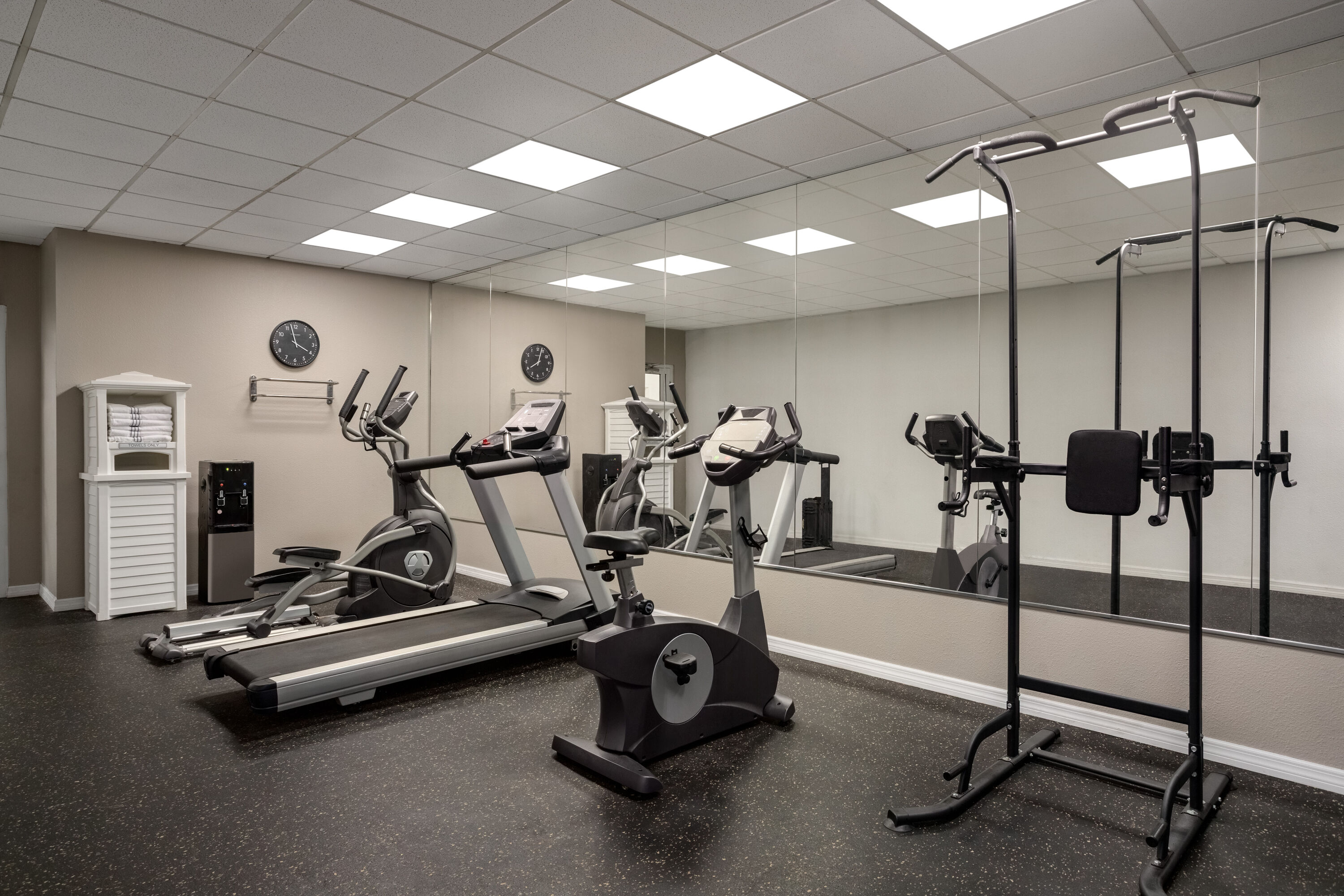Fitness room at Ramada by Wyndham Cocoa in Cocoa, Florida